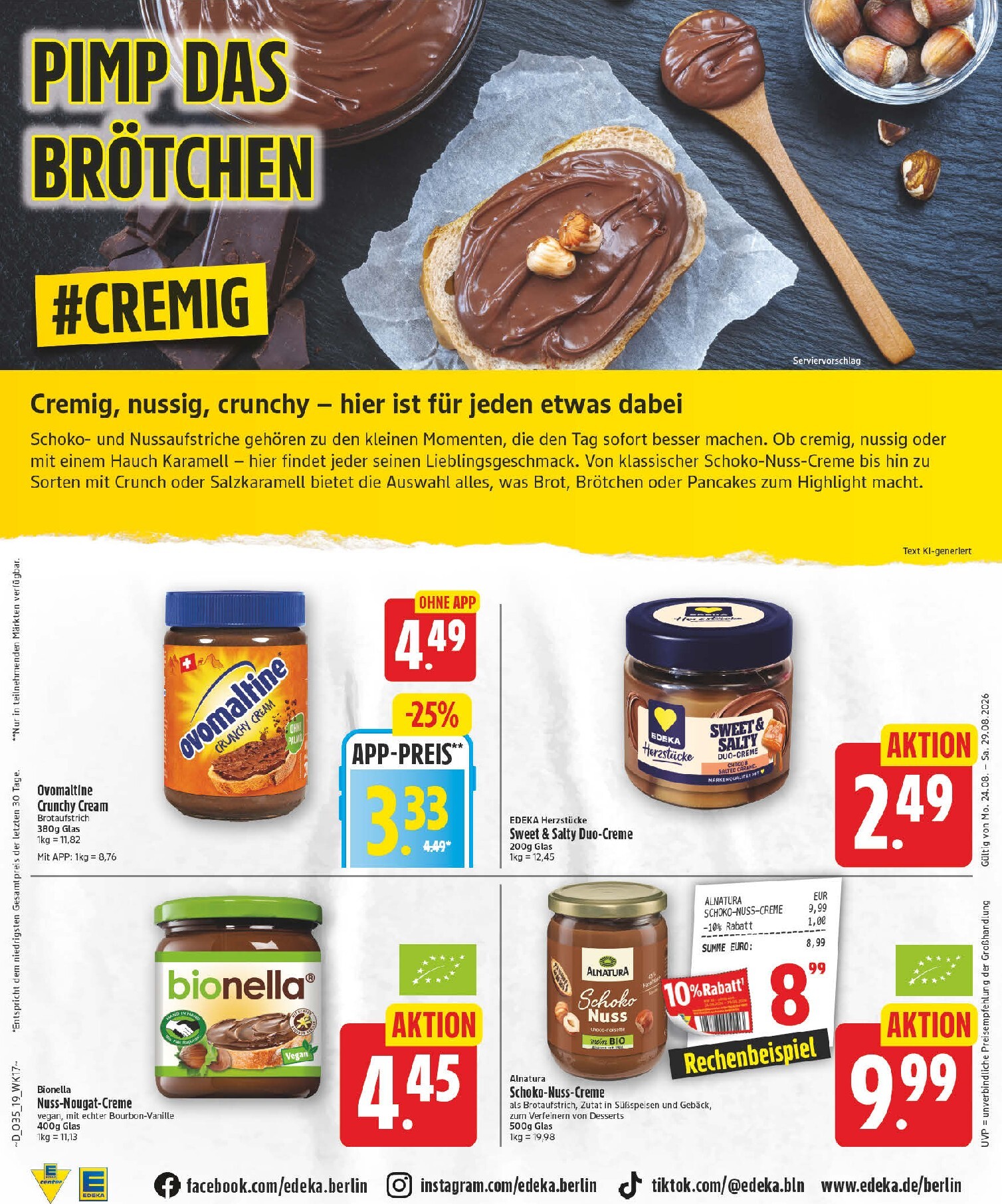 edeka - Edeka Prospekt nächste Woche – von Montag 24.08.2026 bis Samstag 29.08.2026 - page: 21