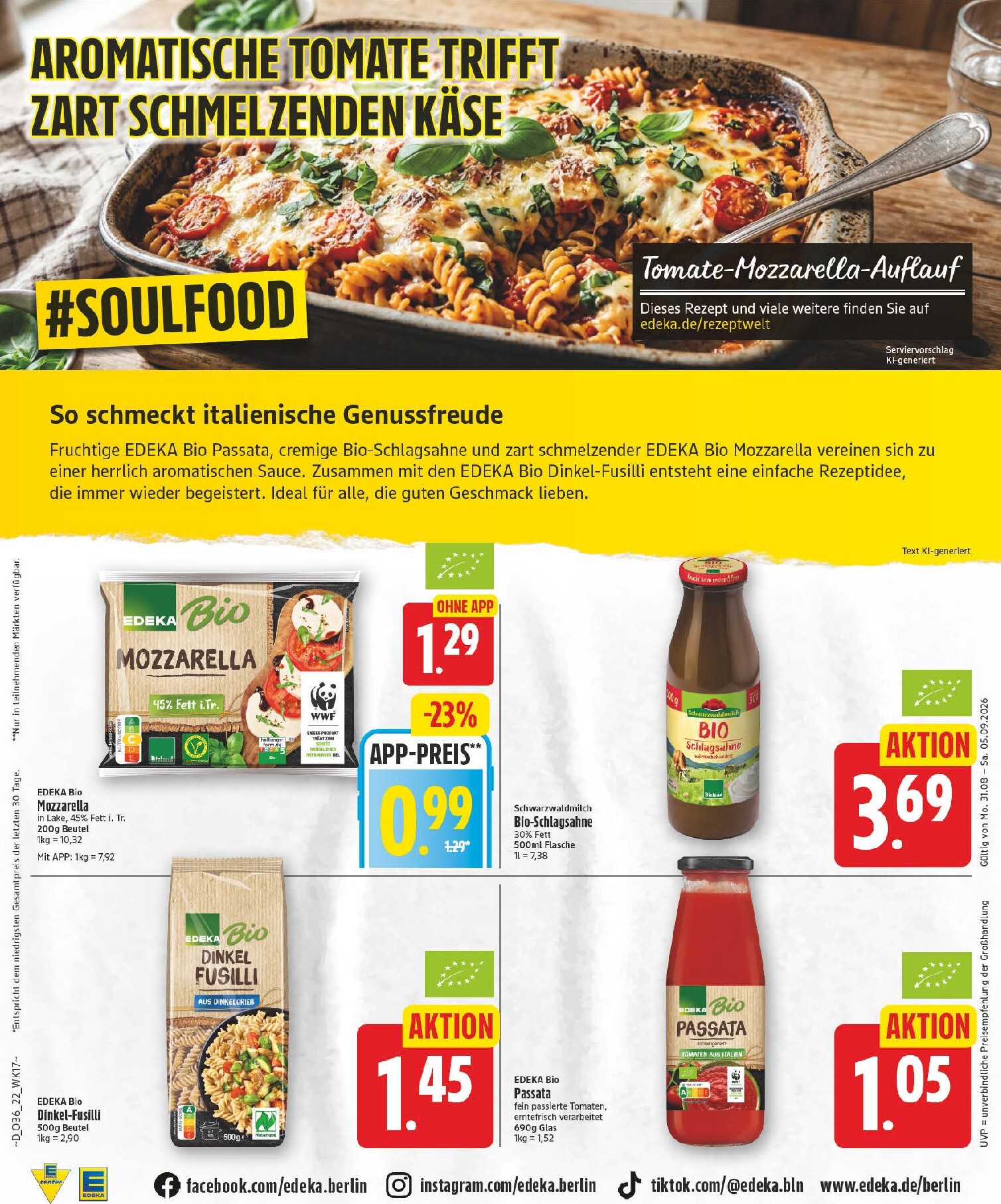 edeka - Edeka Prospekt nächste Woche – von Montag 31.08.2026 bis Samstag 05.09.2026 - page: 22