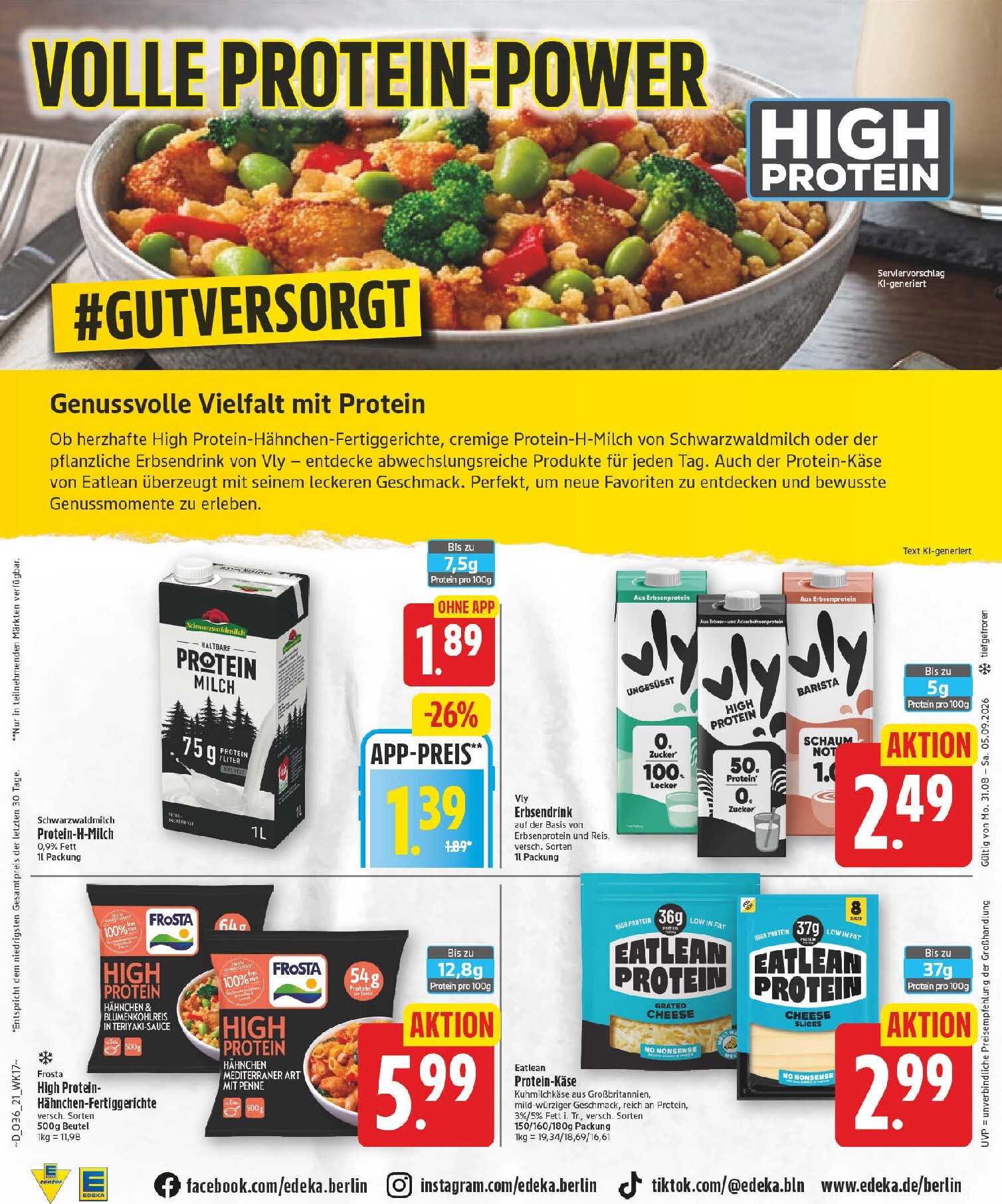 edeka - Edeka Prospekt nächste Woche – von Montag 31.08.2026 bis Samstag 05.09.2026 - page: 21