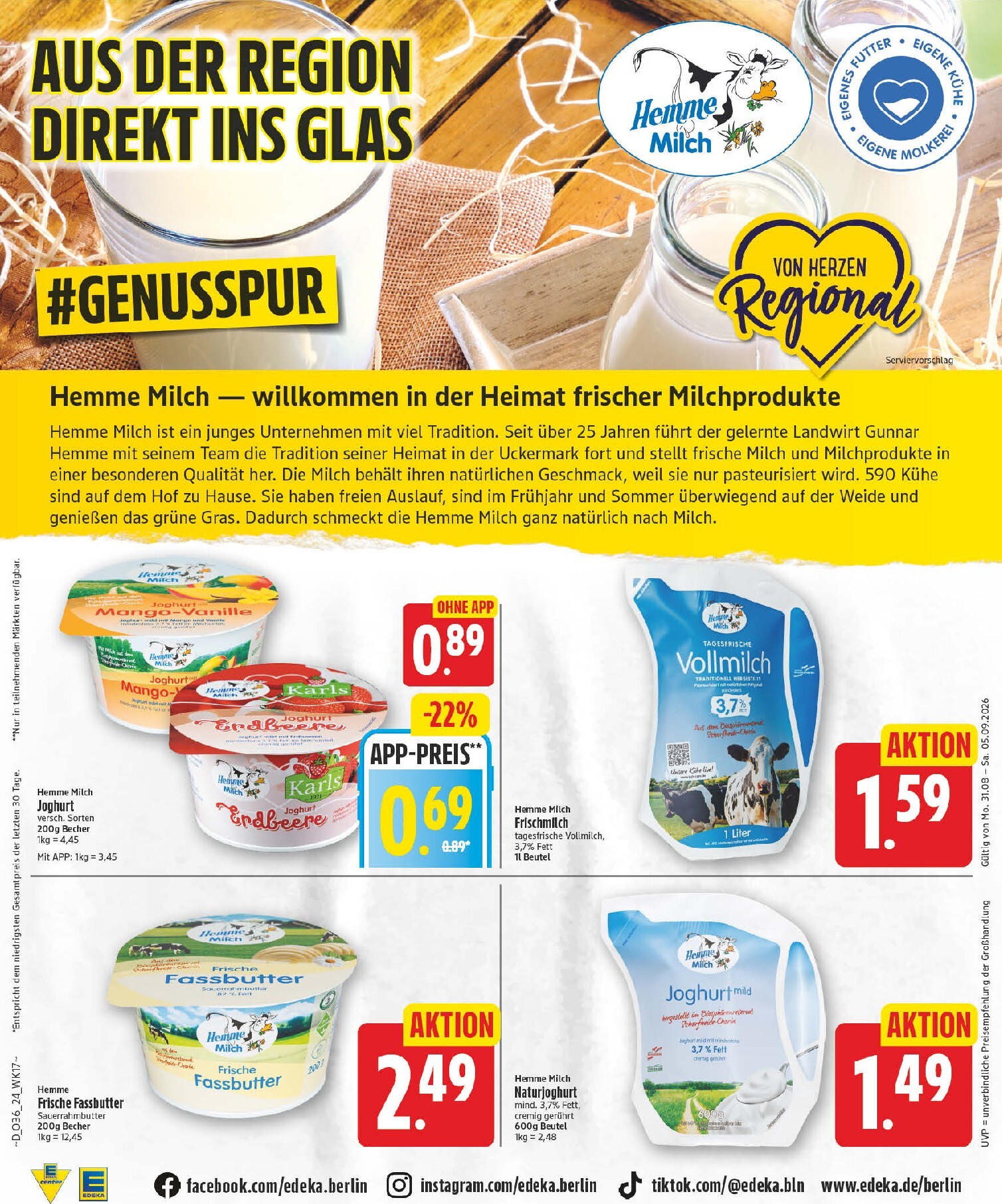 edeka - Edeka Prospekt nächste Woche – von Montag 31.08.2026 bis Samstag 05.09.2026 - page: 24