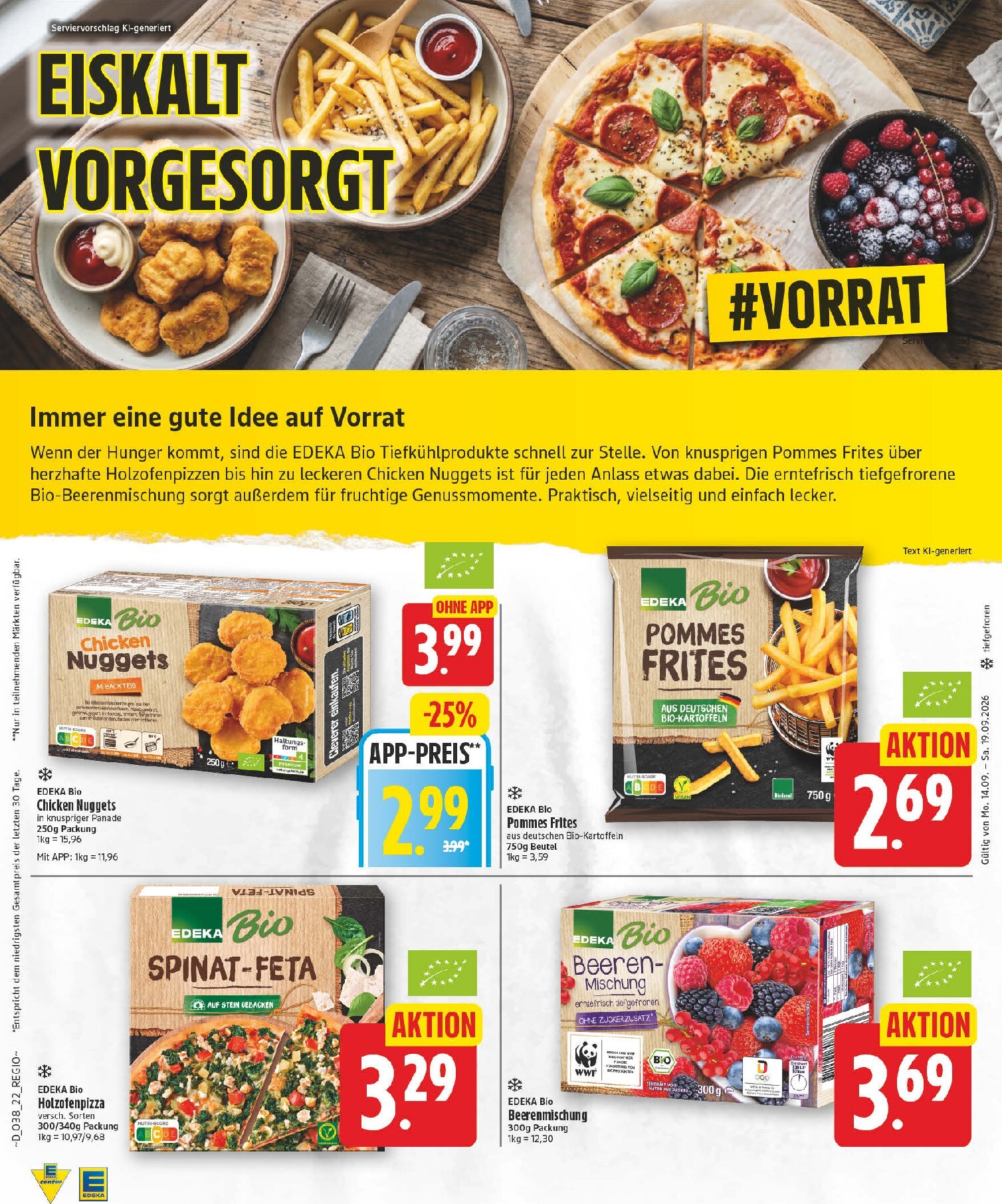 edeka - Edeka Prospekt nächste Woche – von Montag 14.09.2026 bis Samstag 19.09.2026 - page: 22