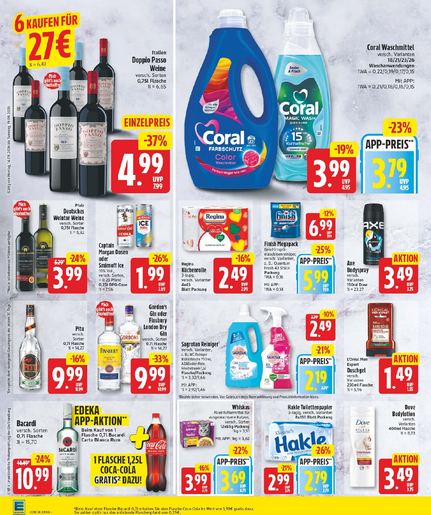 edeka - Edeka Prospekt nächste Woche – von Montag 14.09.2026 bis Samstag 19.09.2026 - page: 18