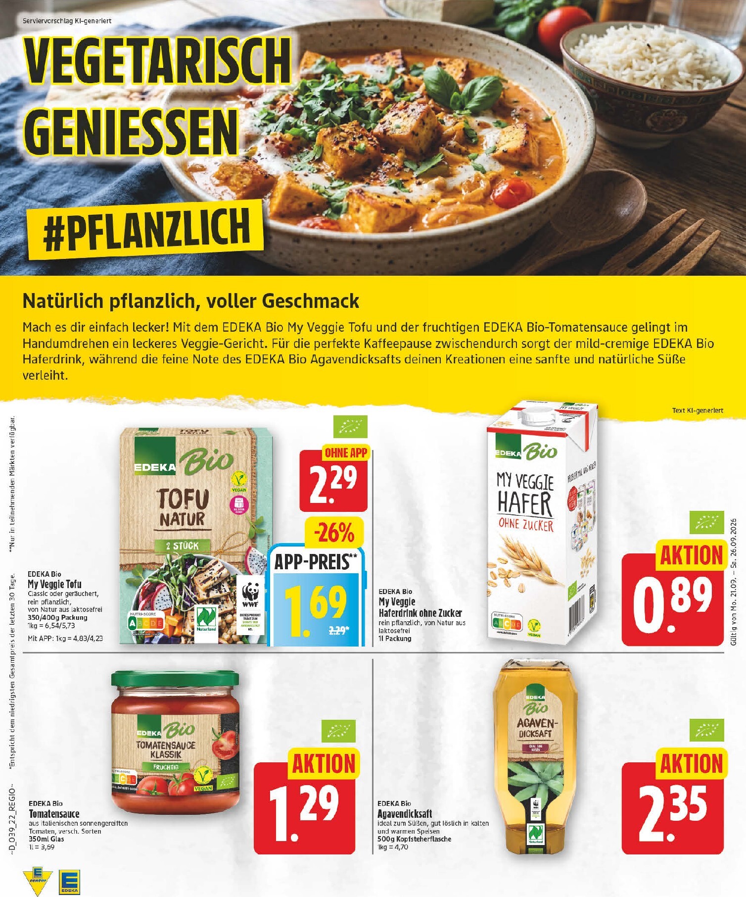 edeka - Edeka Prospekt nächste Woche – von Montag 21.09.2026 bis Samstag 26.09.2026 - page: 22