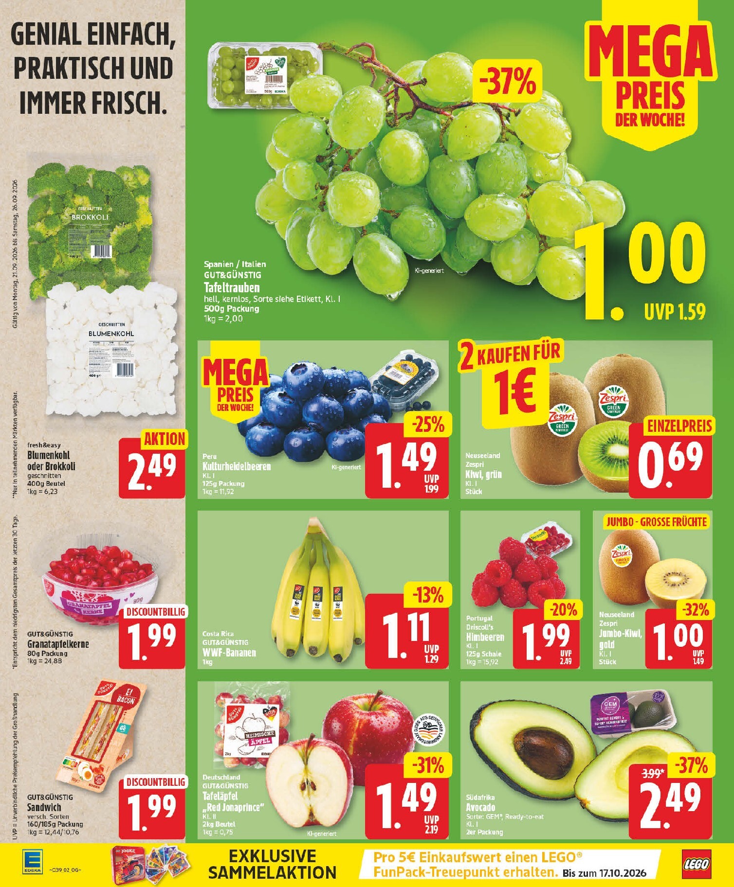 edeka - Edeka Prospekt nächste Woche – von Montag 21.09.2026 bis Samstag 26.09.2026 - page: 2