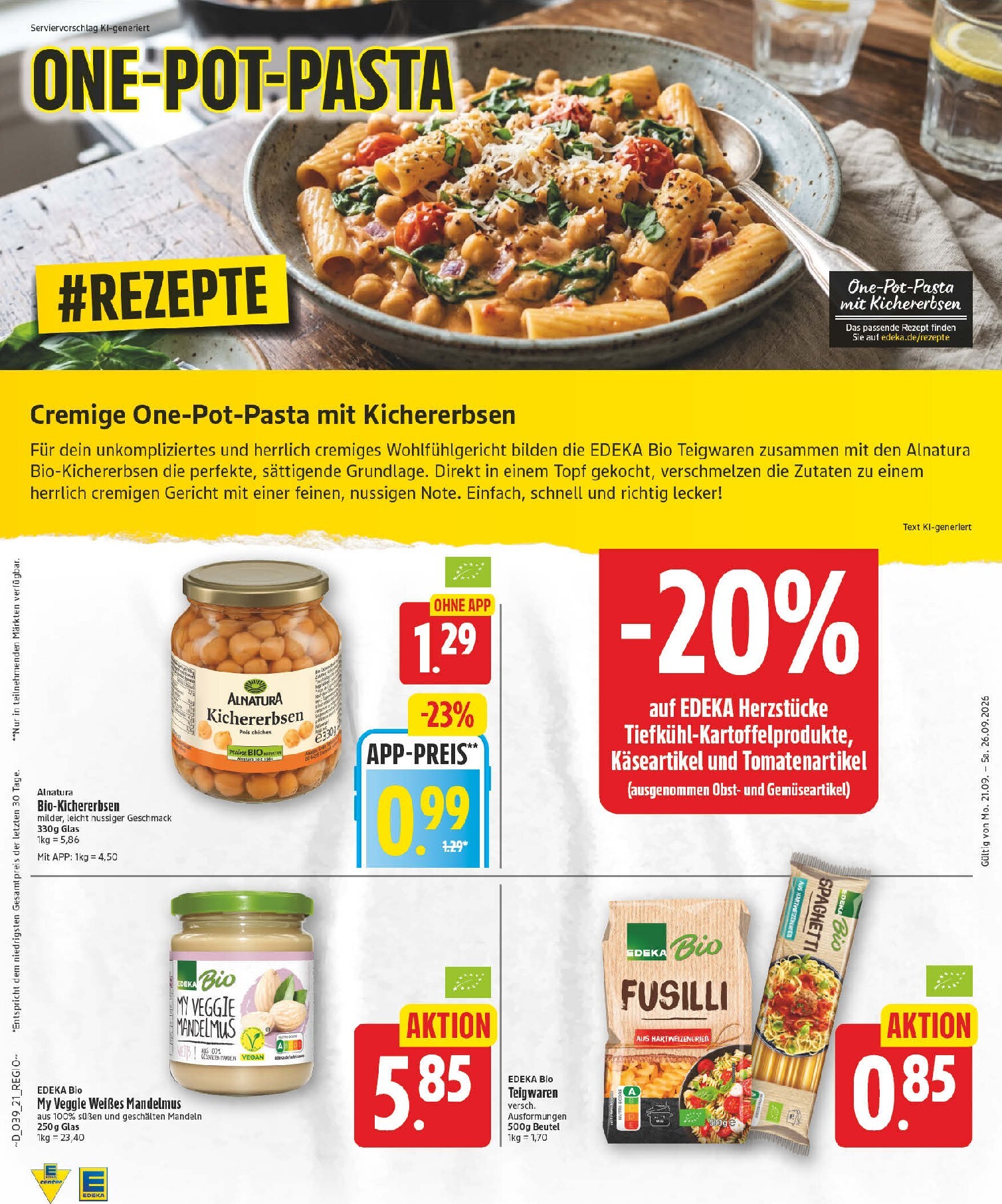 edeka - Edeka Prospekt nächste Woche – von Montag 21.09.2026 bis Samstag 26.09.2026 - page: 21