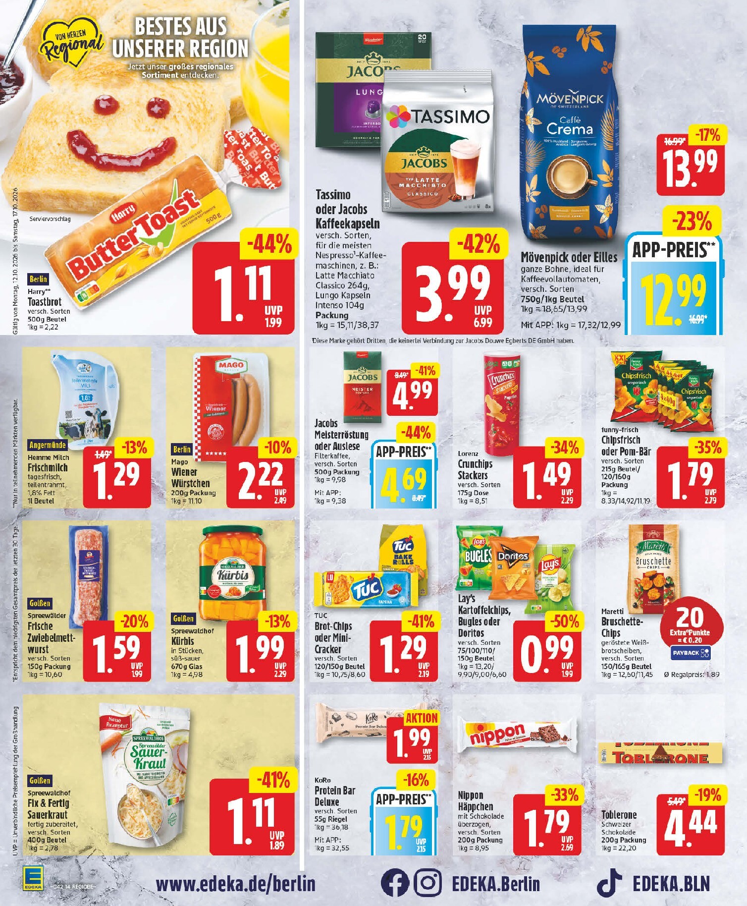 edeka - Edeka Prospekt nächste Woche – von Montag 12.10.2026 bis Samstag 17.10.2026 - page: 14