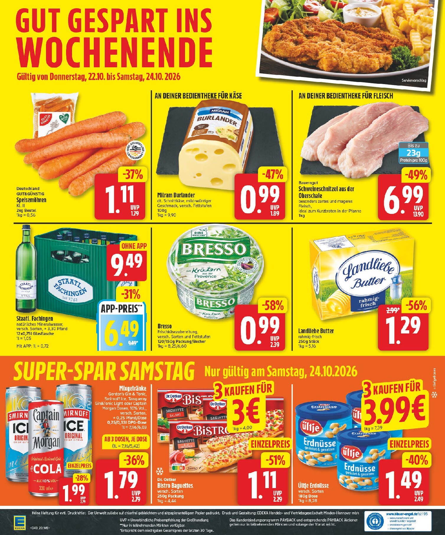 edeka - Edeka Prospekt nächste Woche – von Montag 19.10.2026 bis Samstag 24.10.2026 - page: 22