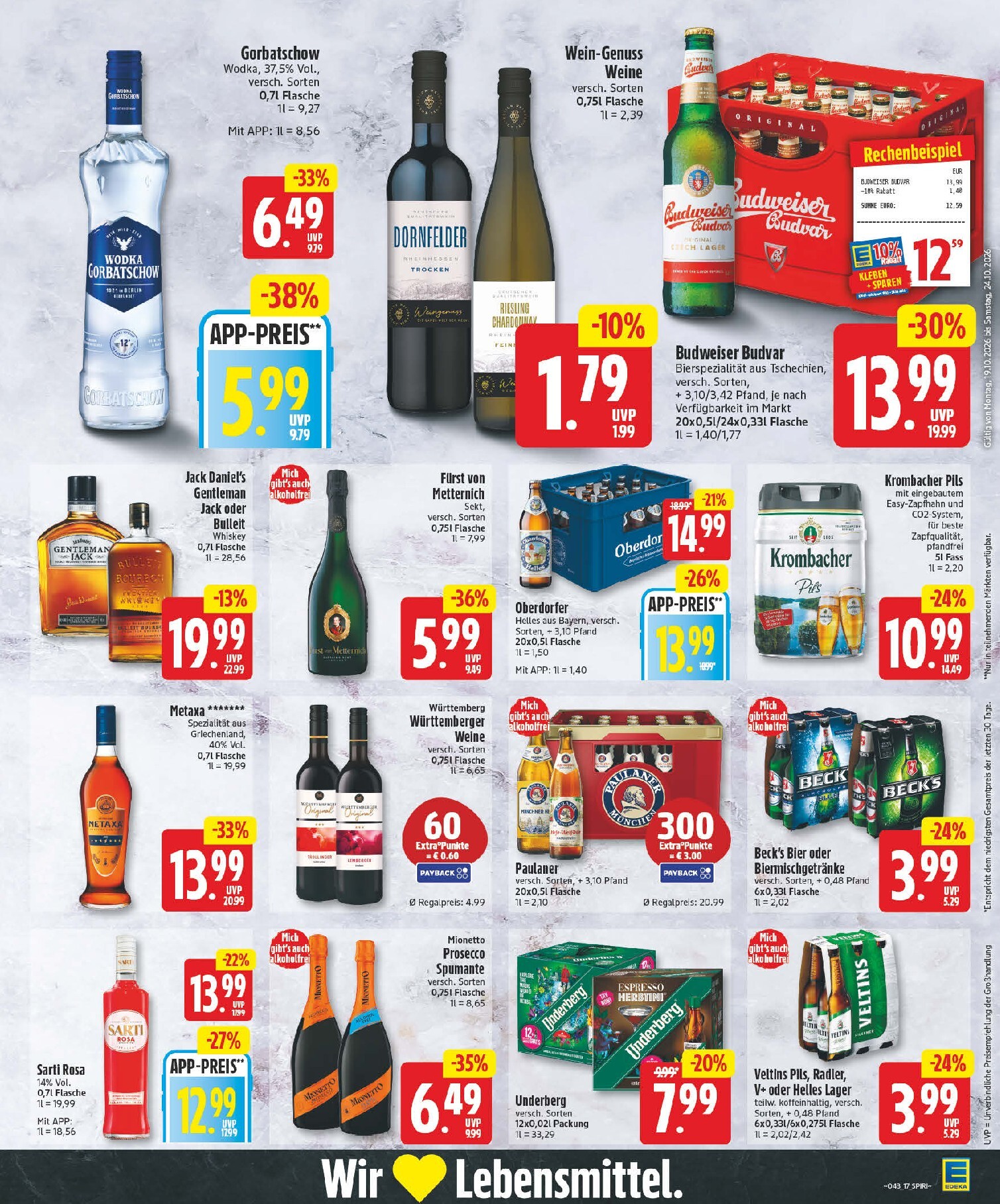 edeka - Edeka Prospekt nächste Woche – von Montag 19.10.2026 bis Samstag 24.10.2026 - page: 19
