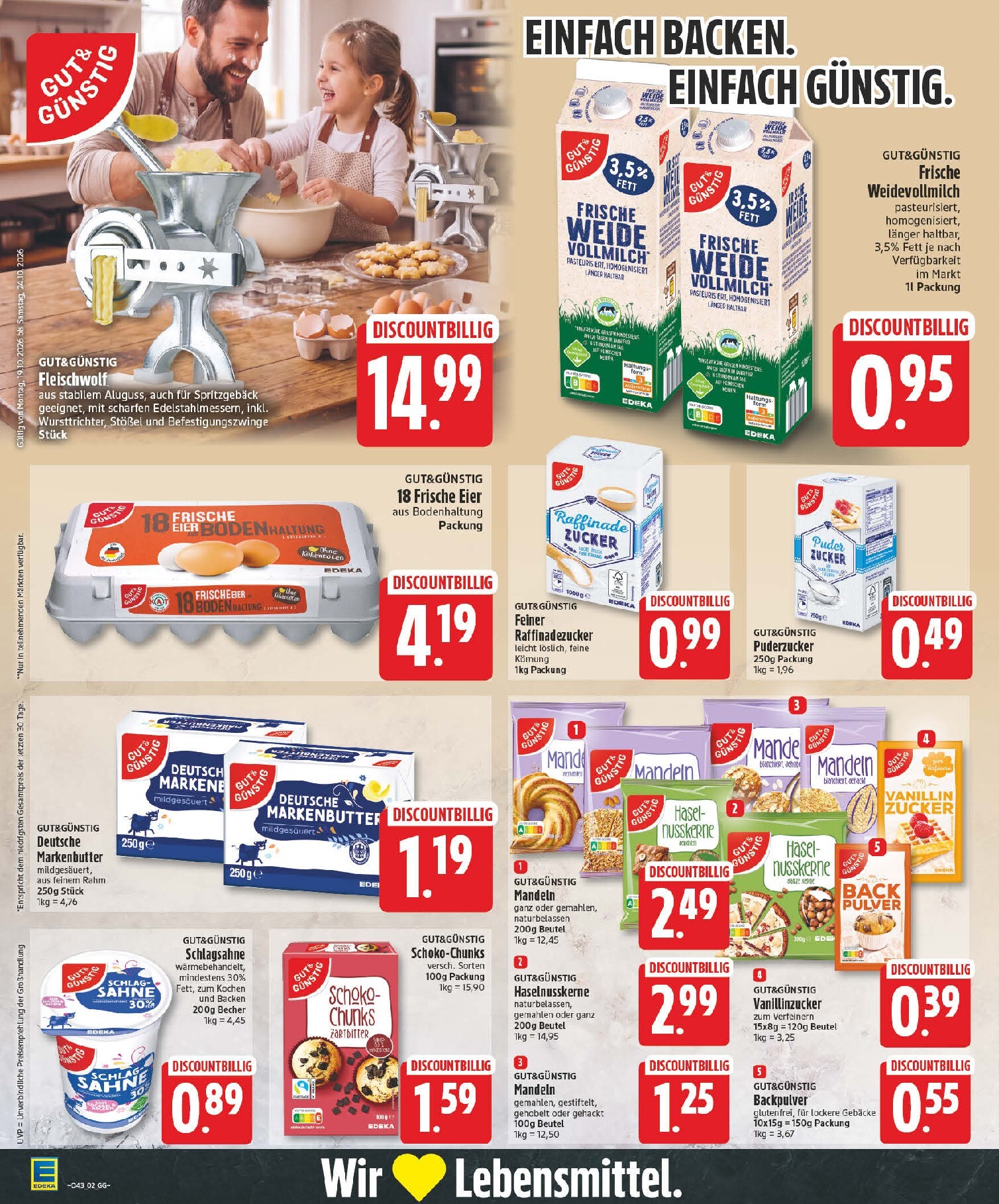 edeka - Edeka Prospekt nächste Woche – von Montag 19.10.2026 bis Samstag 24.10.2026 - page: 2
