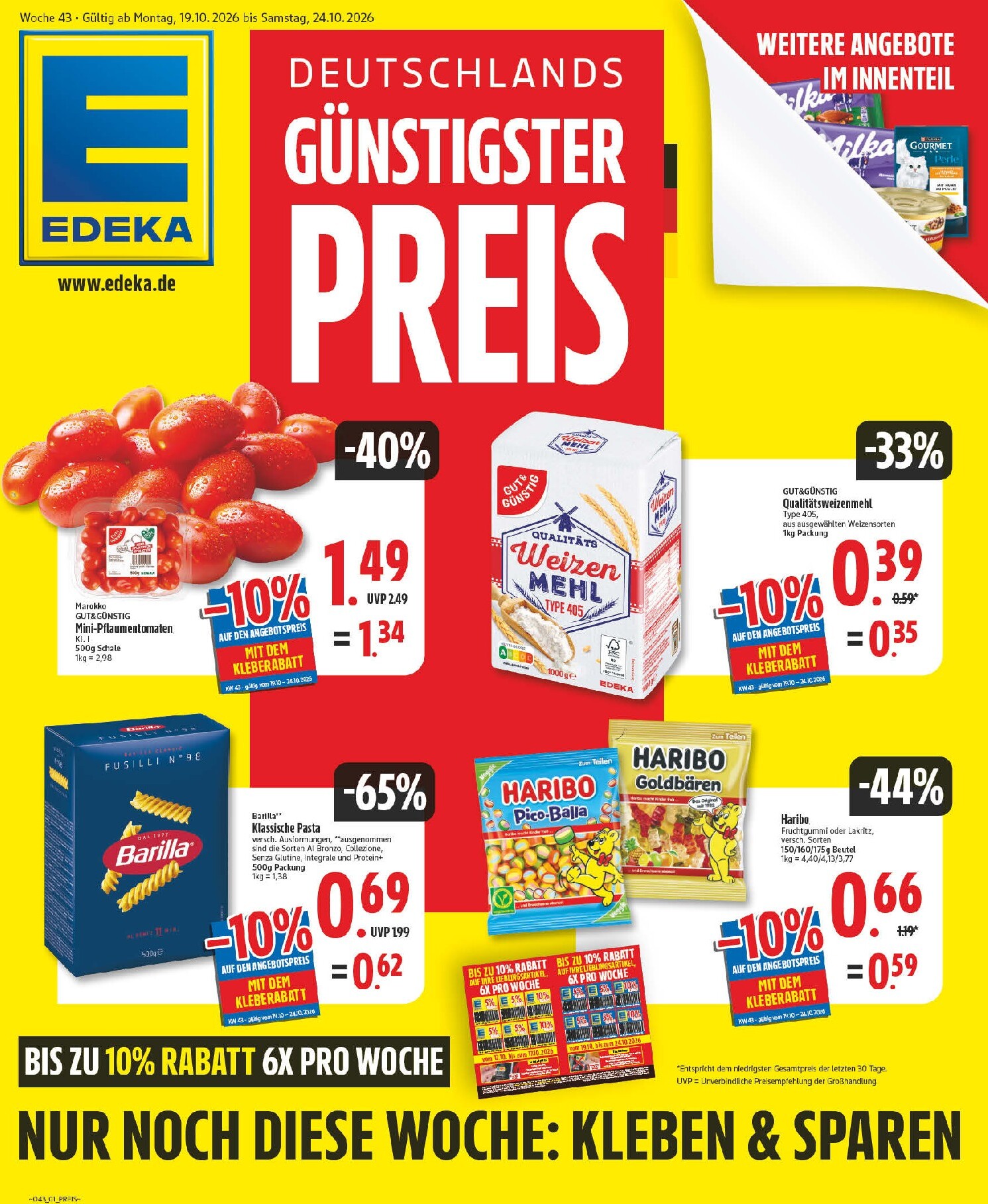 edeka - Edeka Prospekt nächste Woche – von Montag 19.10.2026 bis Samstag 24.10.2026
