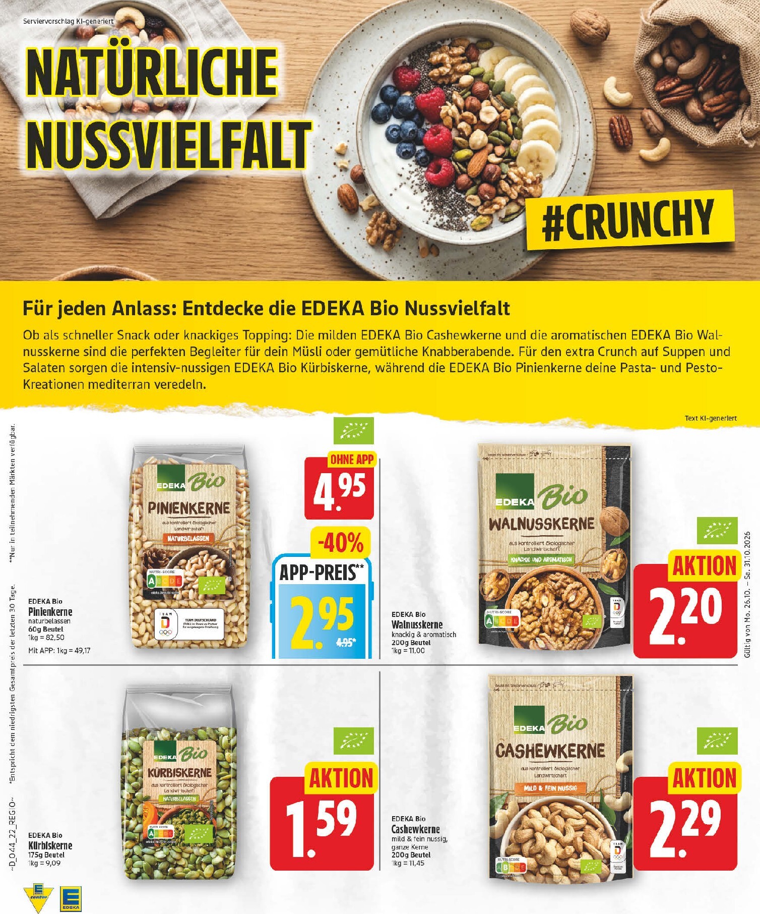 edeka - Edeka Prospekt nächste Woche – von Montag 26.10.2026 bis Samstag 31.10.2026 - page: 22