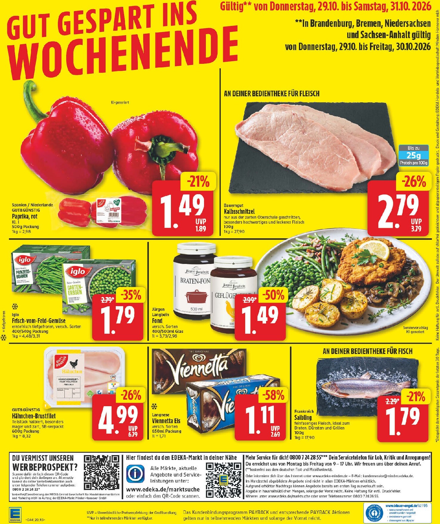 edeka - Edeka Prospekt nächste Woche – von Montag 26.10.2026 bis Samstag 31.10.2026 - page: 25