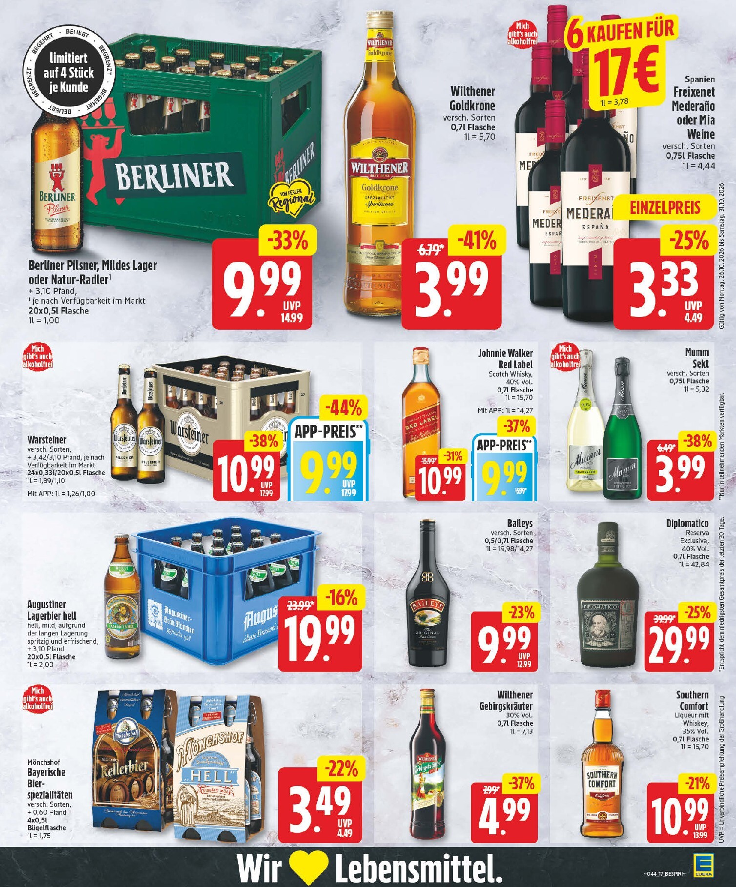 edeka - Edeka Prospekt nächste Woche – von Montag 26.10.2026 bis Samstag 31.10.2026 - page: 17