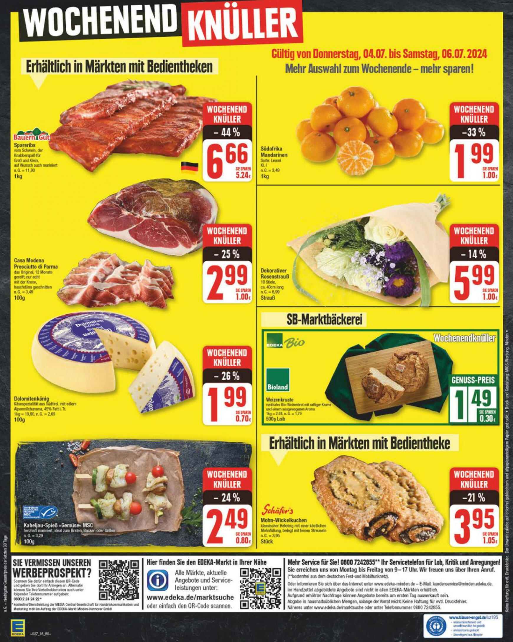 edeka - Flyer Edeka aktuell 01.07. - 06.07. - page: 16