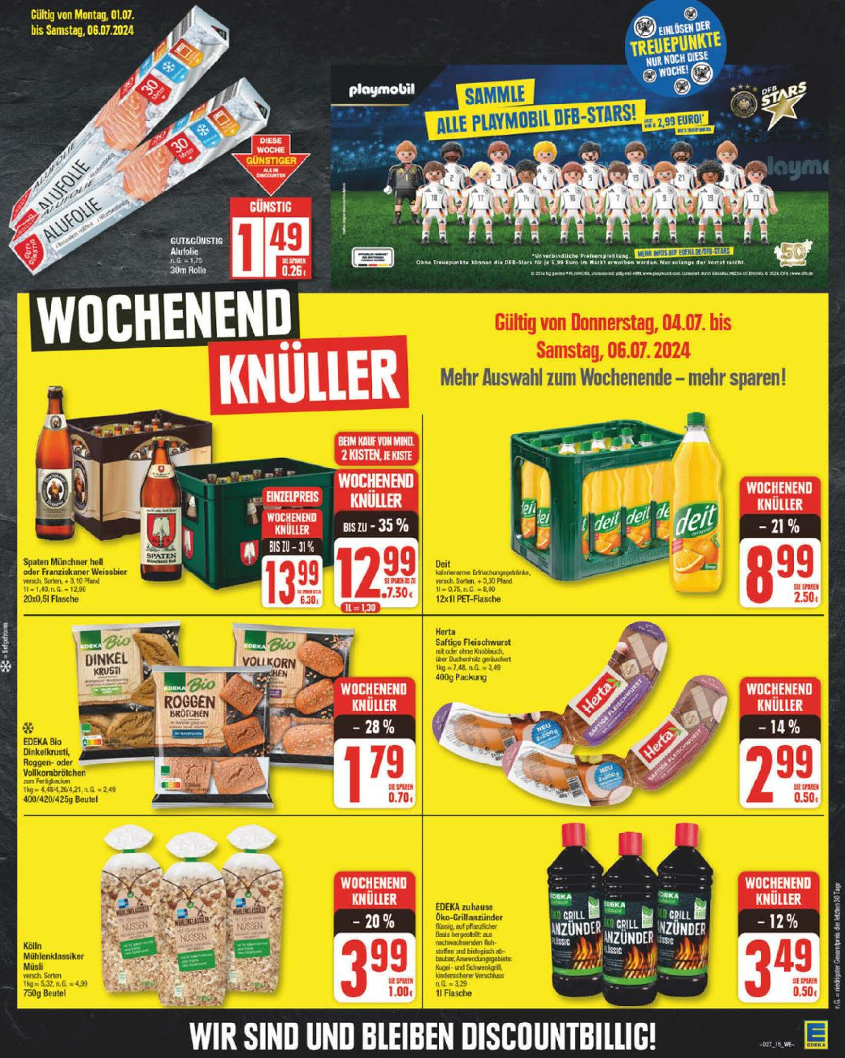 edeka - Flyer Edeka aktuell 01.07. - 06.07. - page: 15