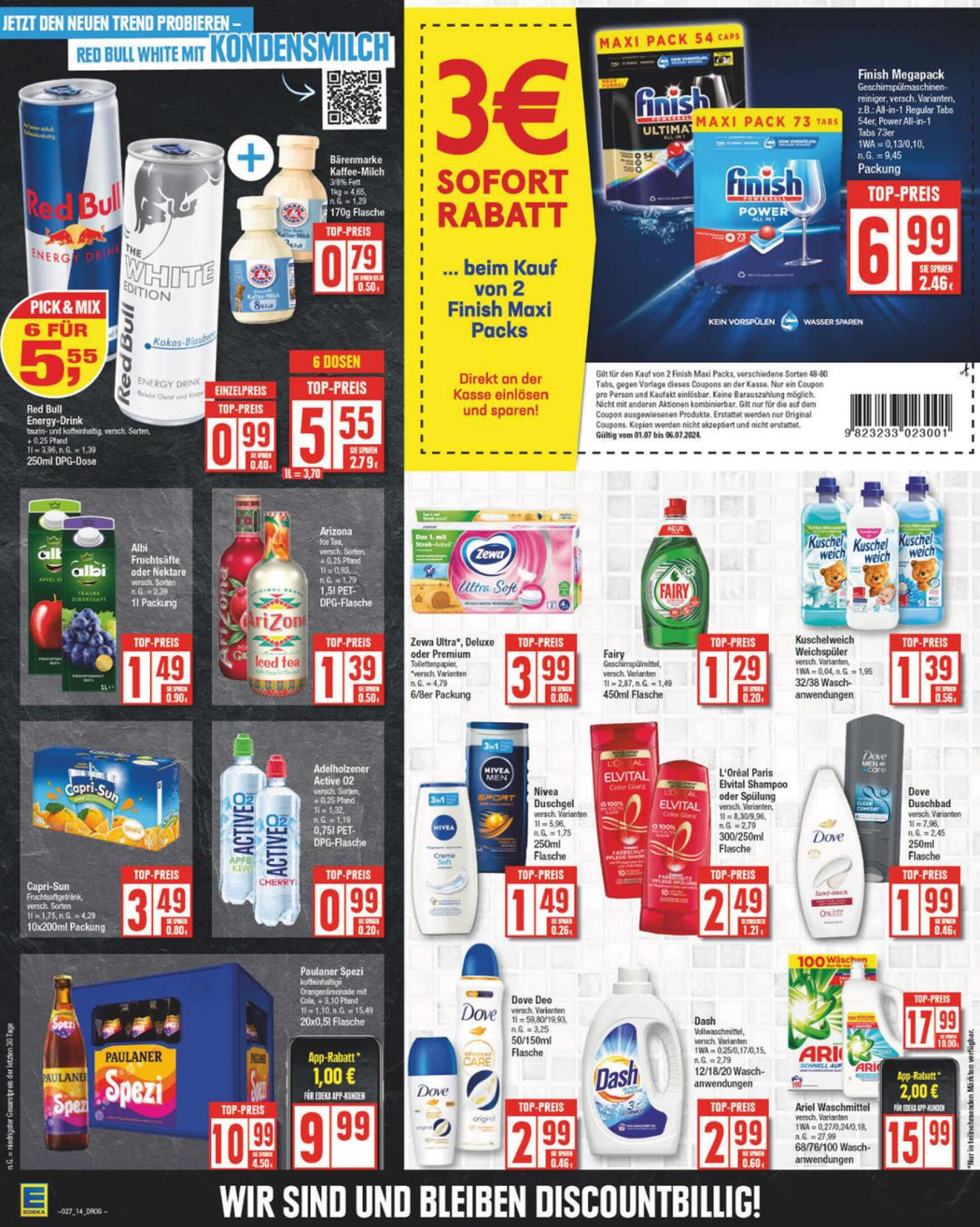 edeka - Flyer Edeka aktuell 01.07. - 06.07. - page: 14