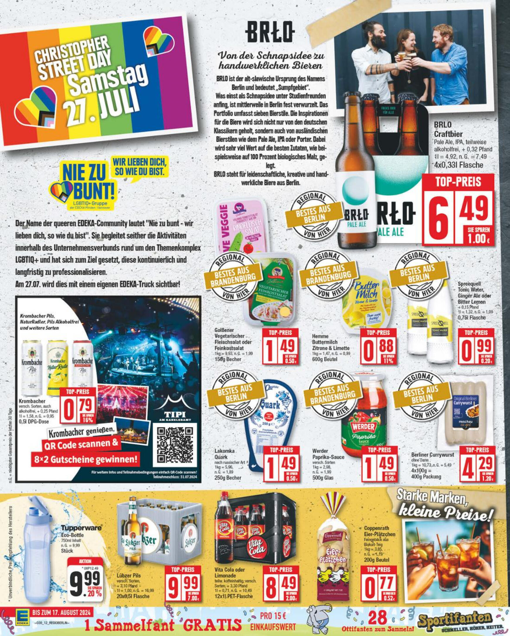 edeka - Flyer Edeka aktuell 22.07. - 27.07. - page: 12