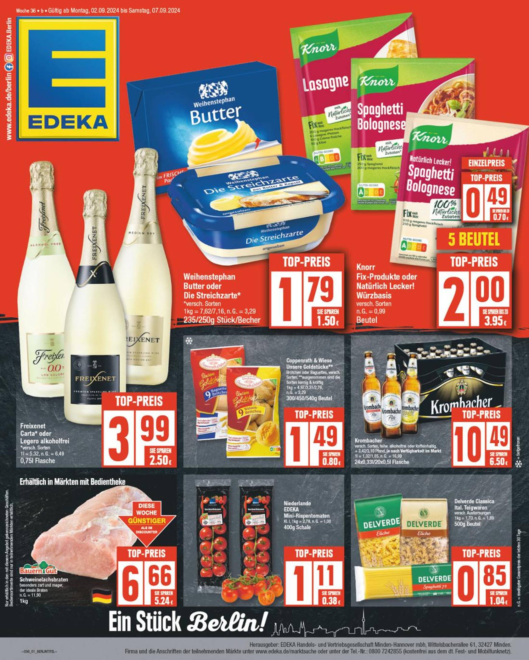 edeka - Edeka-Prospekt gültig ab 02.09. - 07.09.