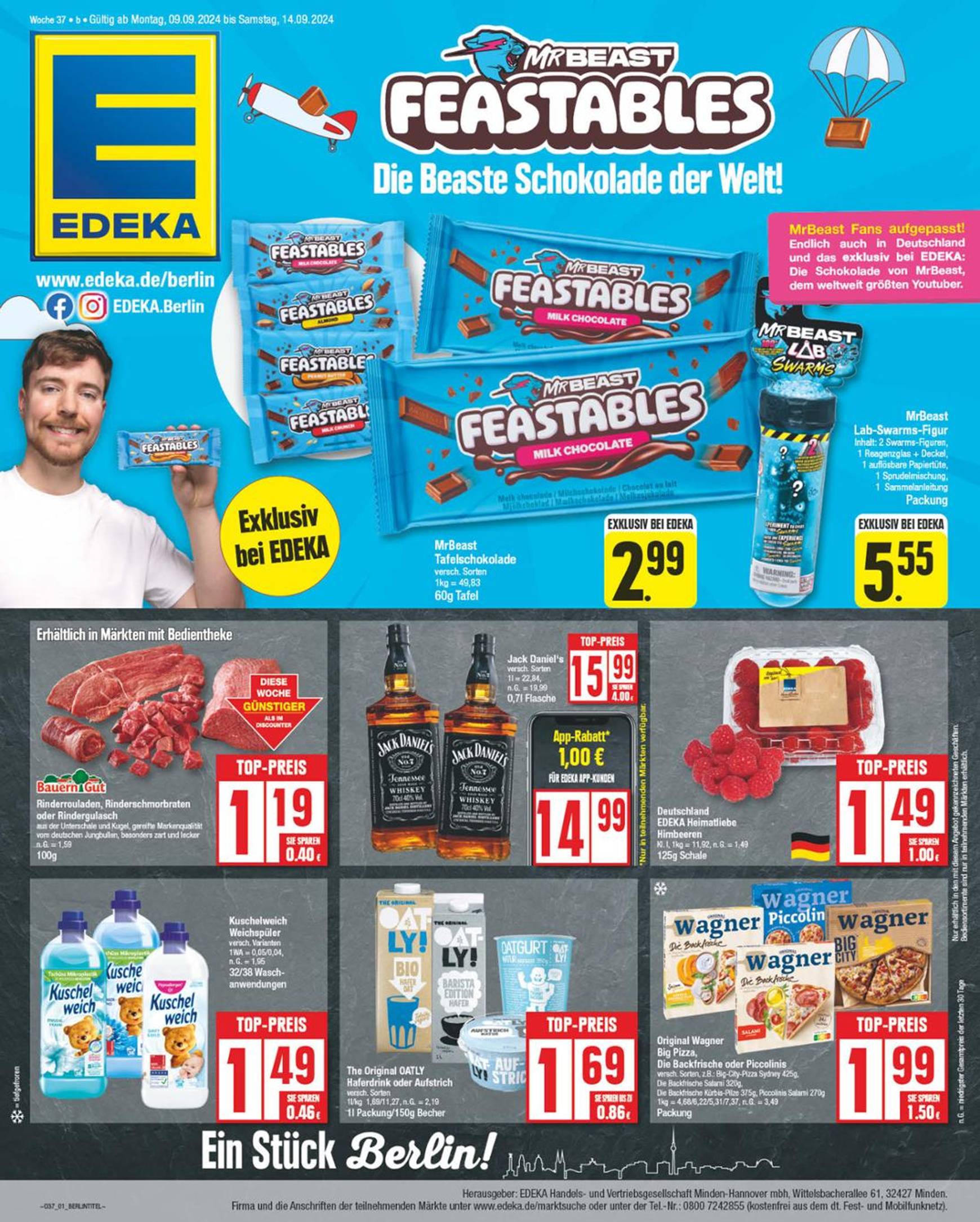 edeka - Edeka-Prospekt gültig ab 09.09. - 14.09.