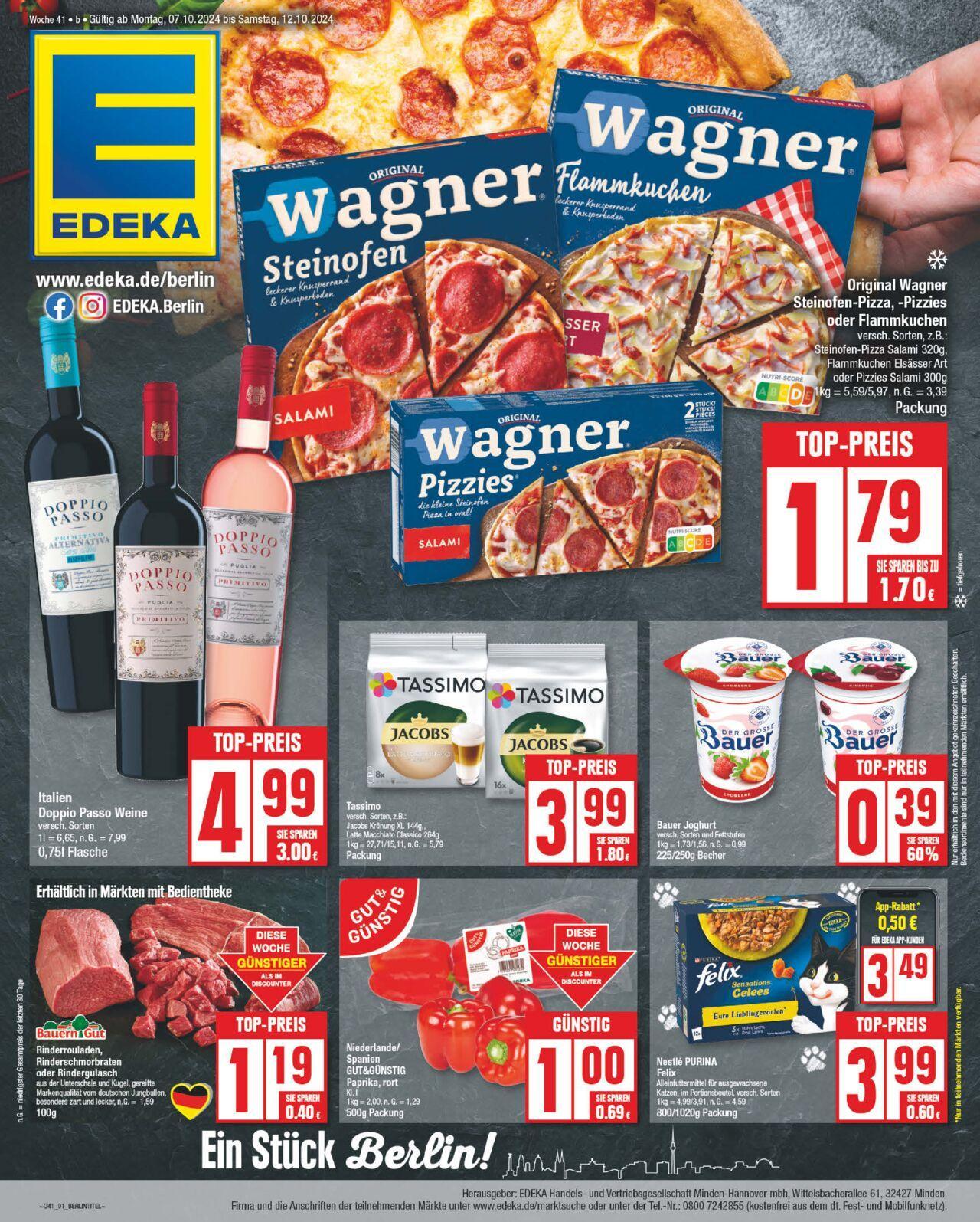 edeka - Edeka Prospekt 07.10.2024 - 12.10.2024