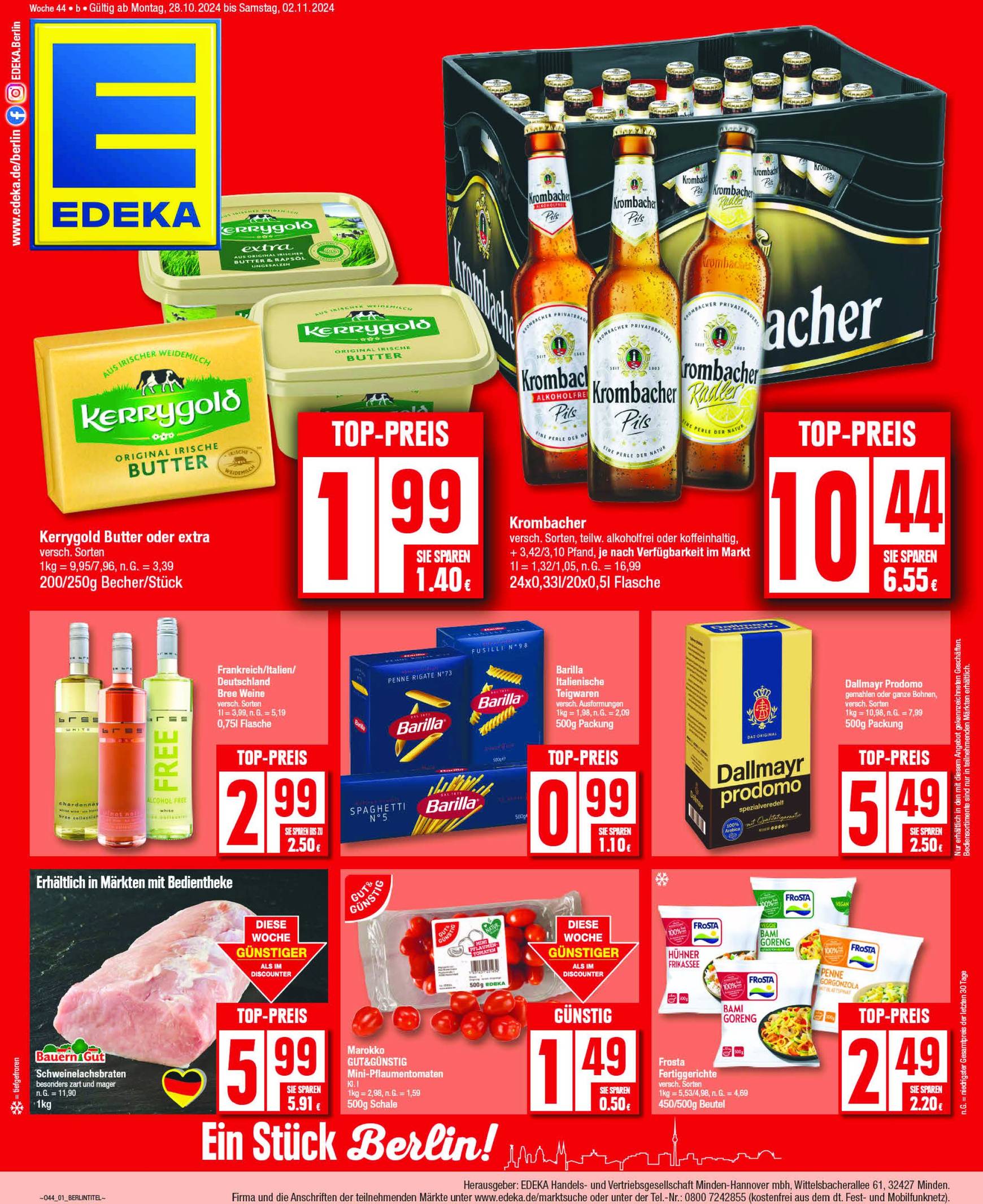 edeka - Edeka-Prospekt gültig von 28.10. bis 02.11.