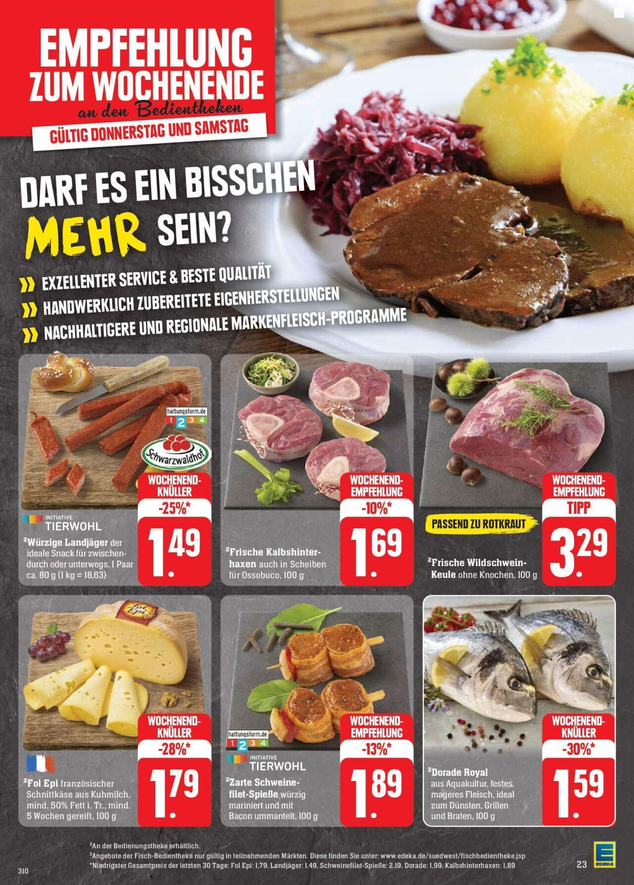 edeka - Edeka Villingen-Schwenningen, Vockenhauser Straße 1 28.10.2024 - 02.11.2024 - page: 25