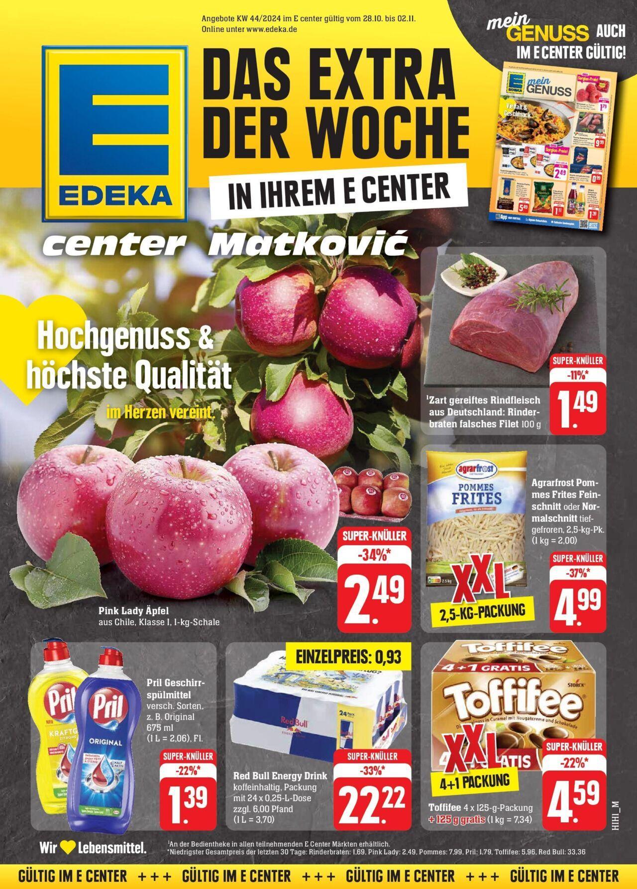 edeka - Edeka - Ditzingen, Leonberger Straße 46-48 28.10.2024 - 02.11.2024 - page: 27