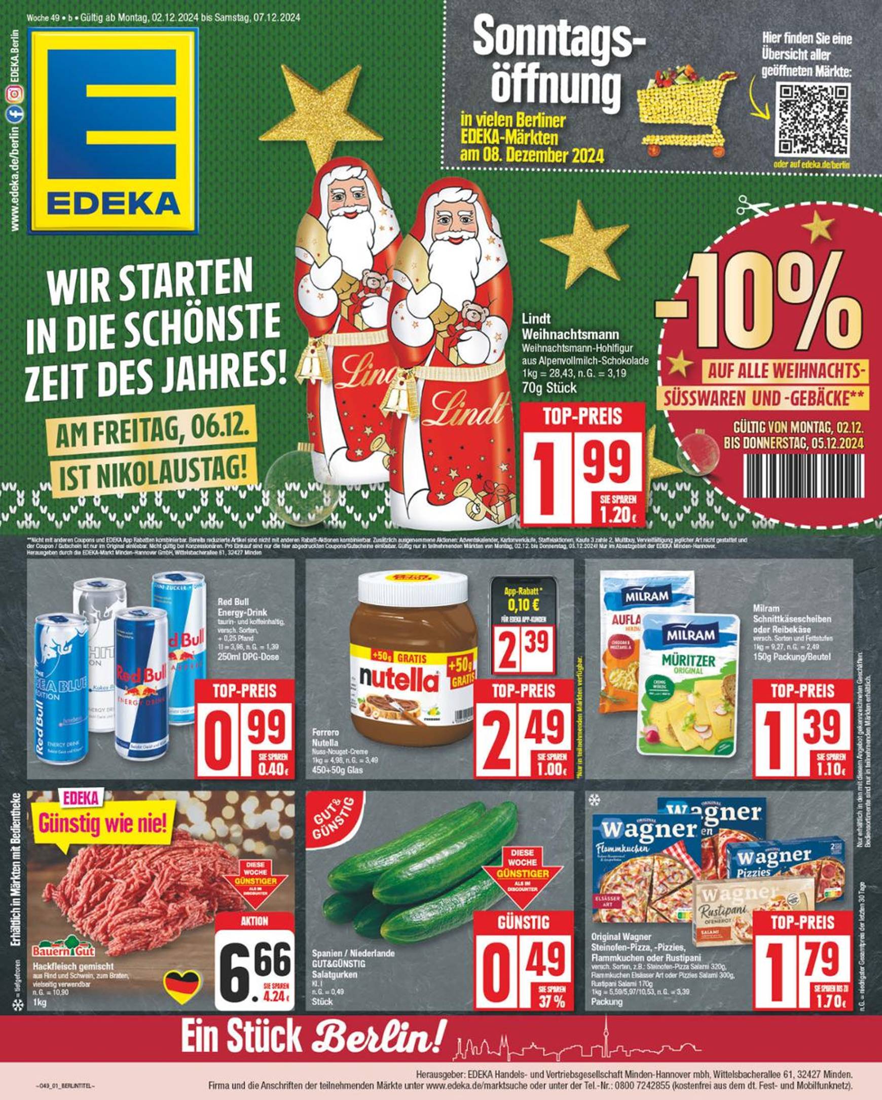 edeka - Edeka-Prospekt gültig von 02.12. bis 07.12.