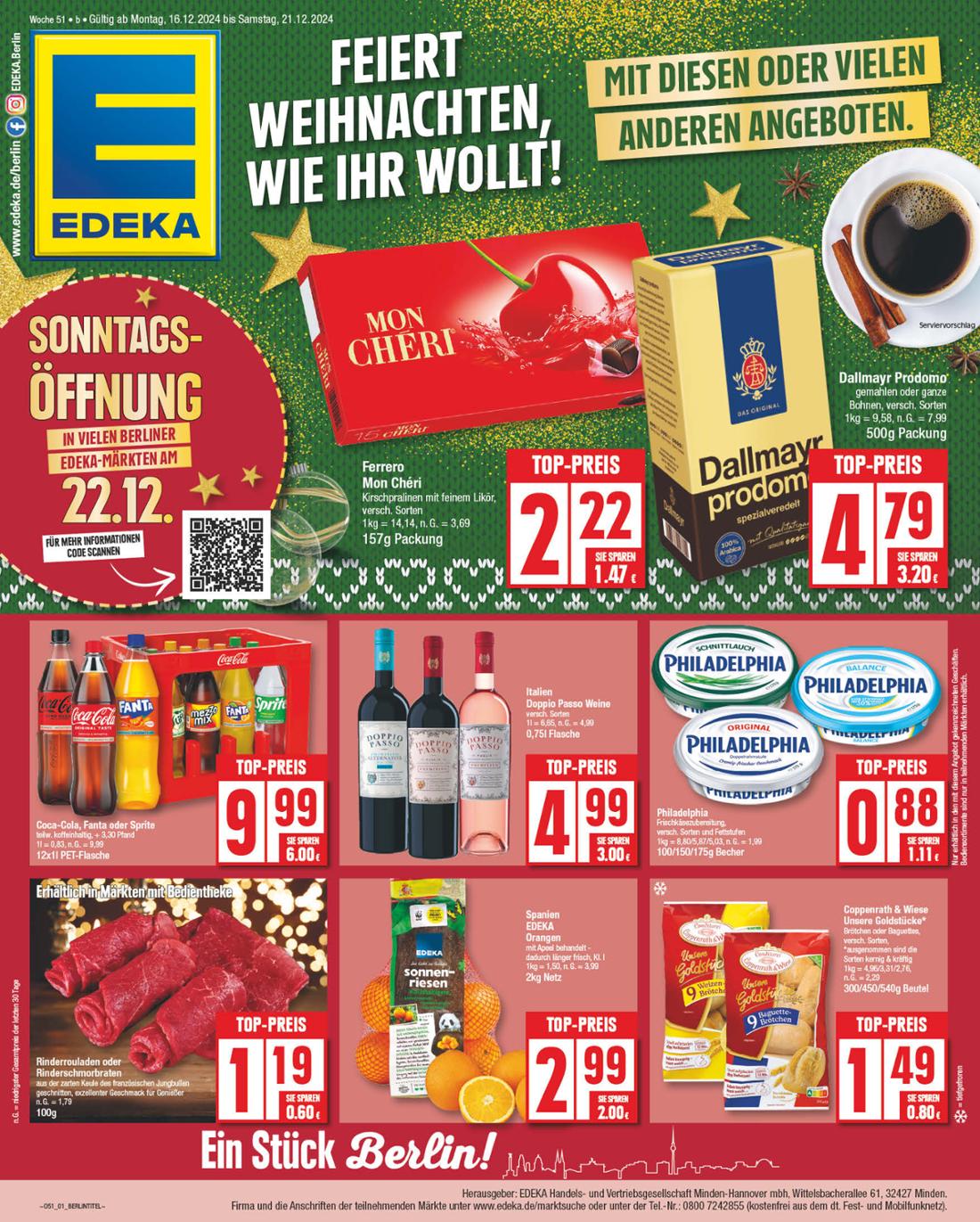 edeka - Edeka-Prospekt gültig von 16.12. bis 21.12. - page: 1