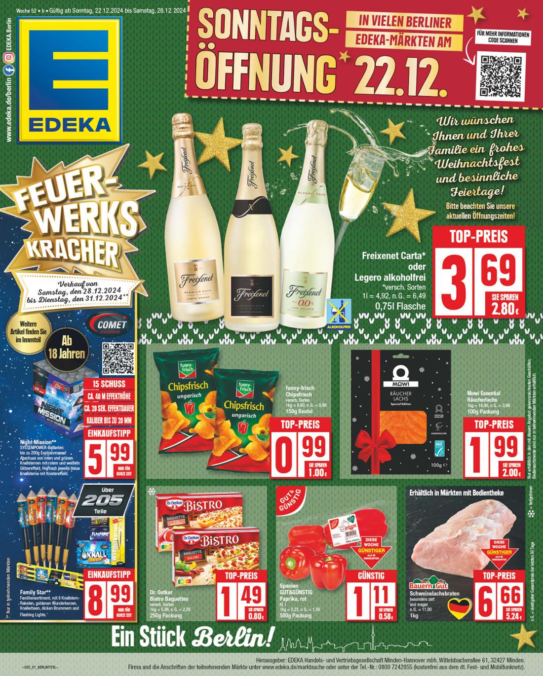 edeka - Edeka-Prospekt gültig von 22.12. bis 28.12.