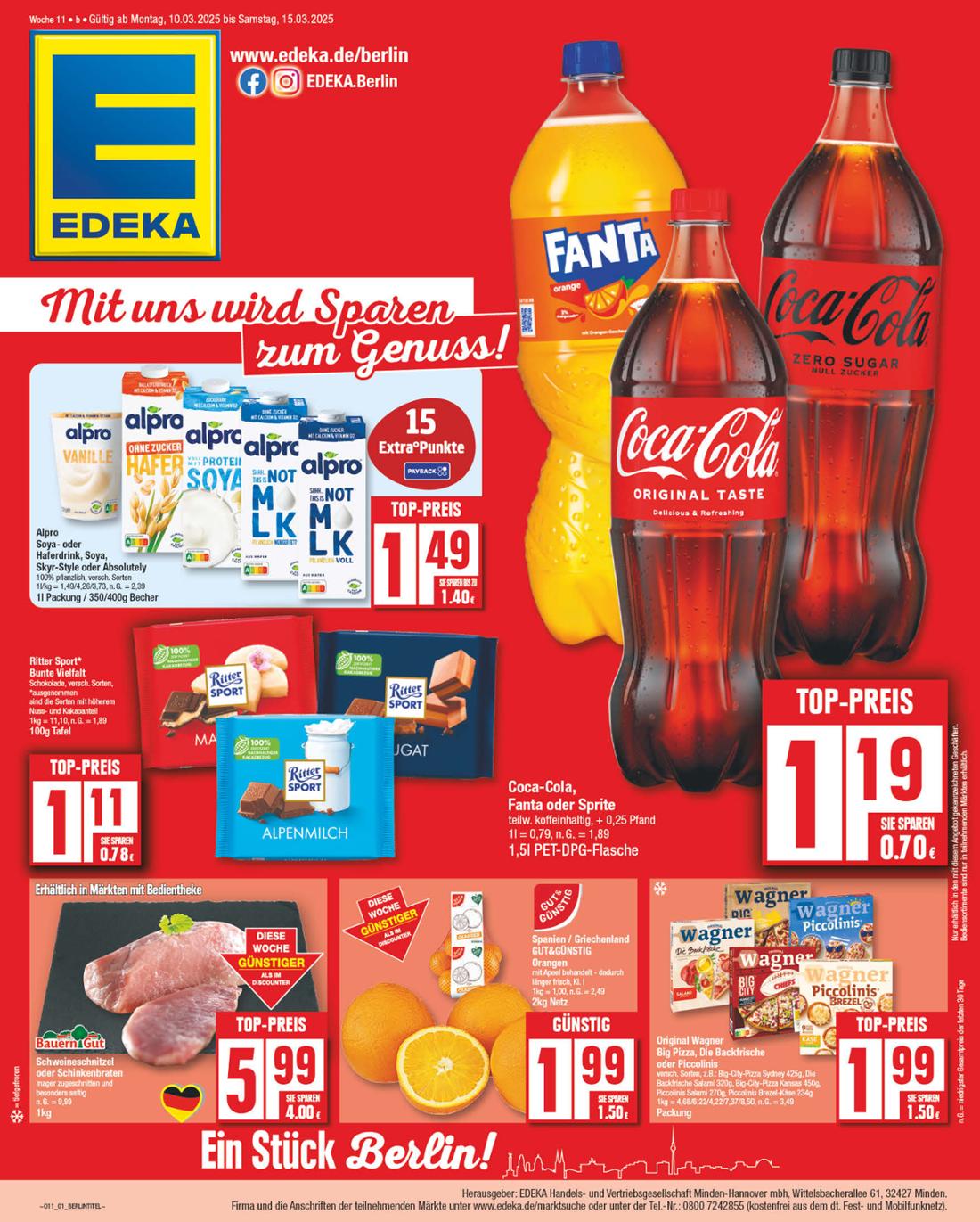 edeka - Edeka-Prospekt gültig von 10.03. bis 15.03.