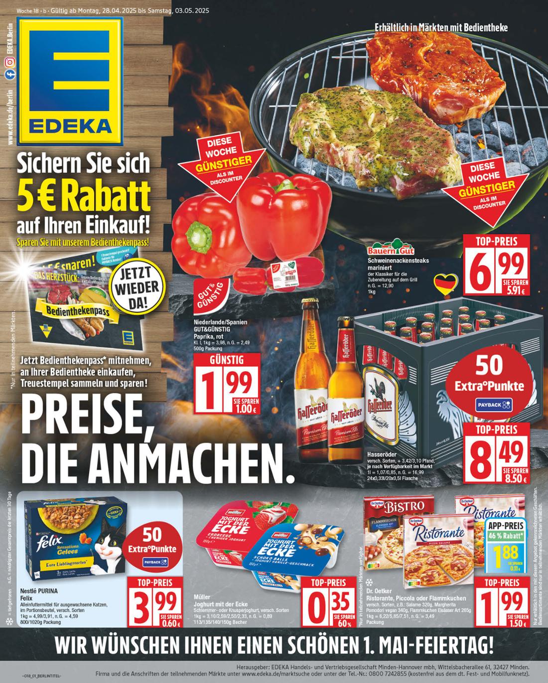edeka - Edeka-Prospekt gültig von 28.04. bis 03.05.