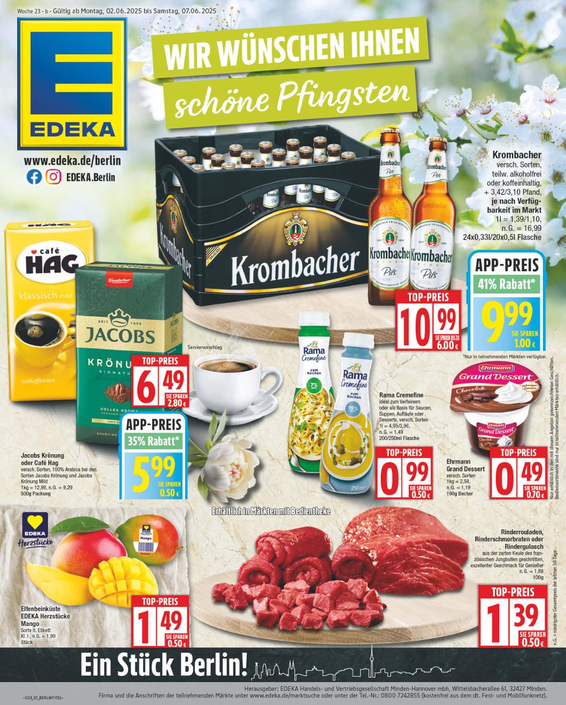 edeka - Edeka-Prospekt gültig von 02.06. bis 07.06. - page: 1