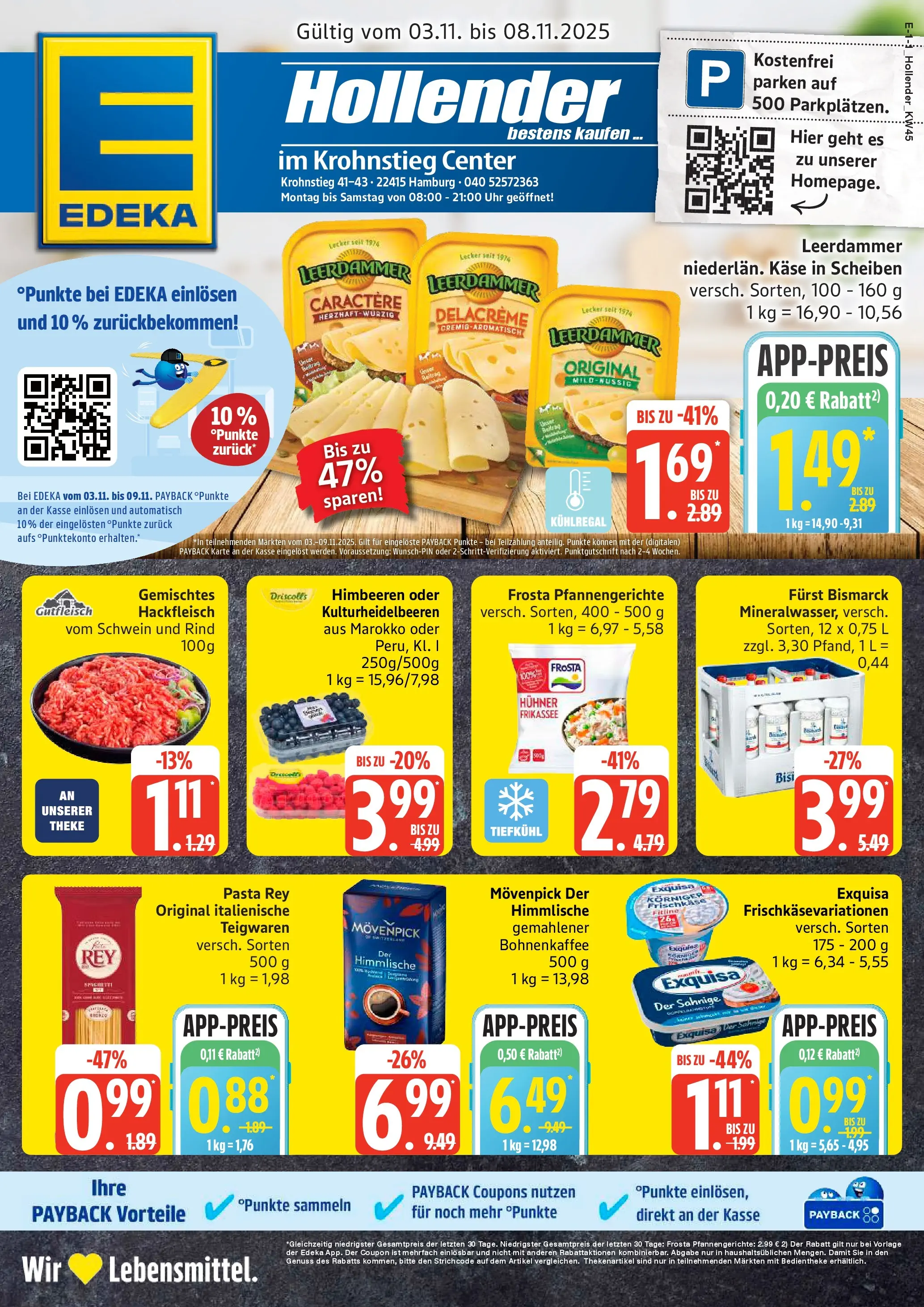 edeka - Edeka - Hamburg-Prospekt gültig vom 03.11. bis 08.11.