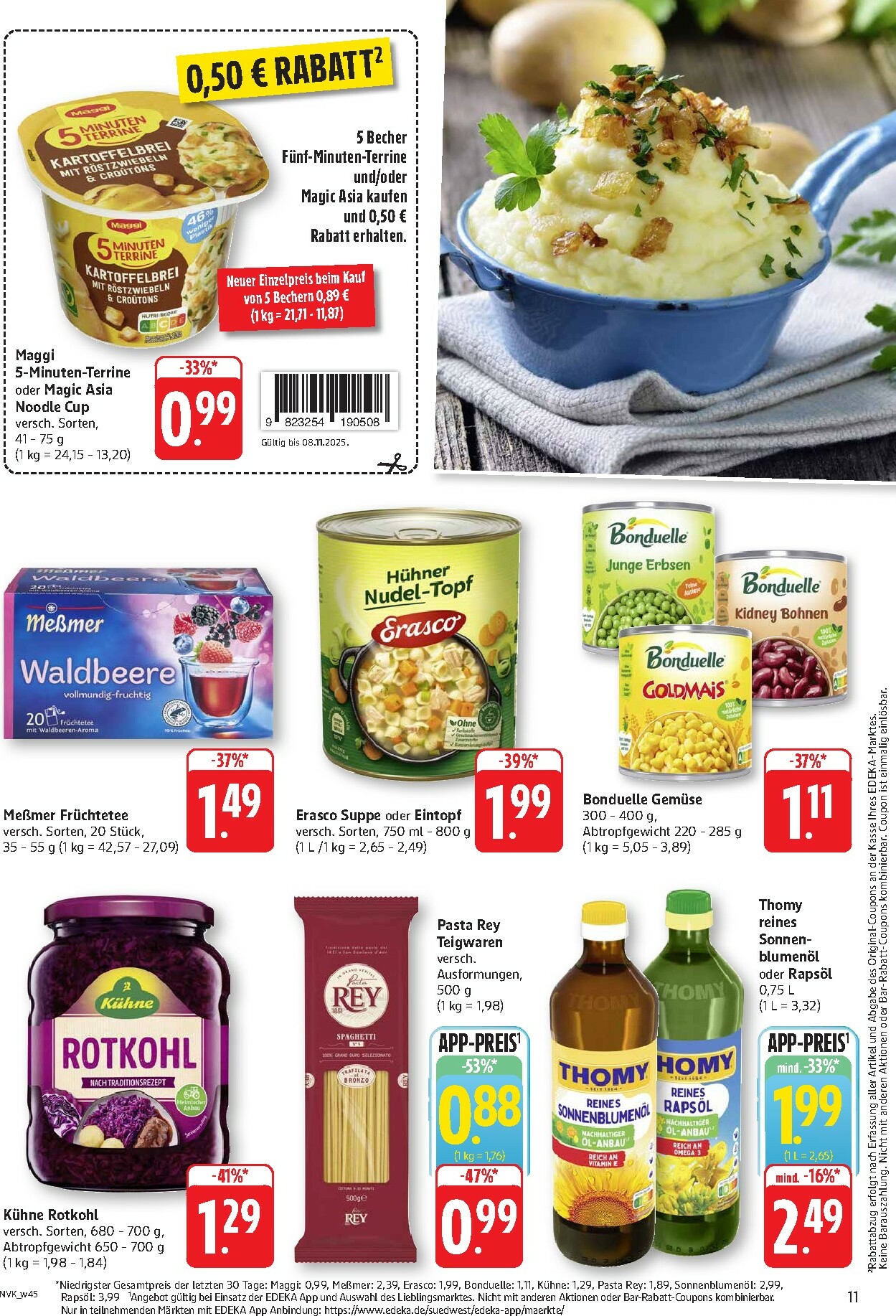 edeka - Edeka - Marken-Vielfalt!-Prospekt gültig vom 03.11. bis 08.11. - page: 11