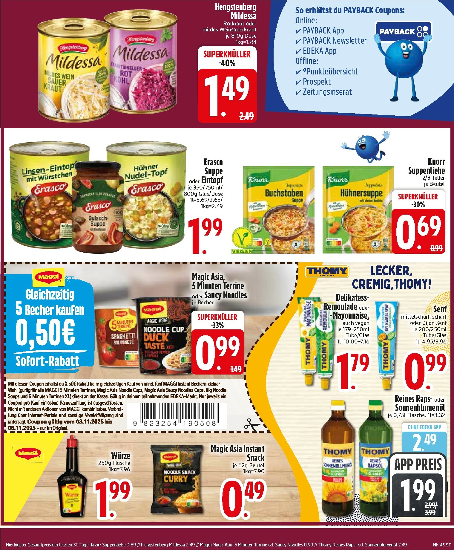 edeka - Edeka - Wochenangebote-Prospekt gültig vom 03.11. bis 08.11. - page: 11