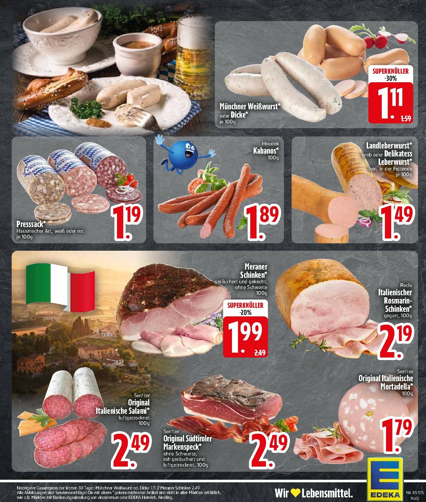 edeka - Edeka - Wochenangebote-Prospekt gültig vom 03.11. bis 08.11. - page: 15
