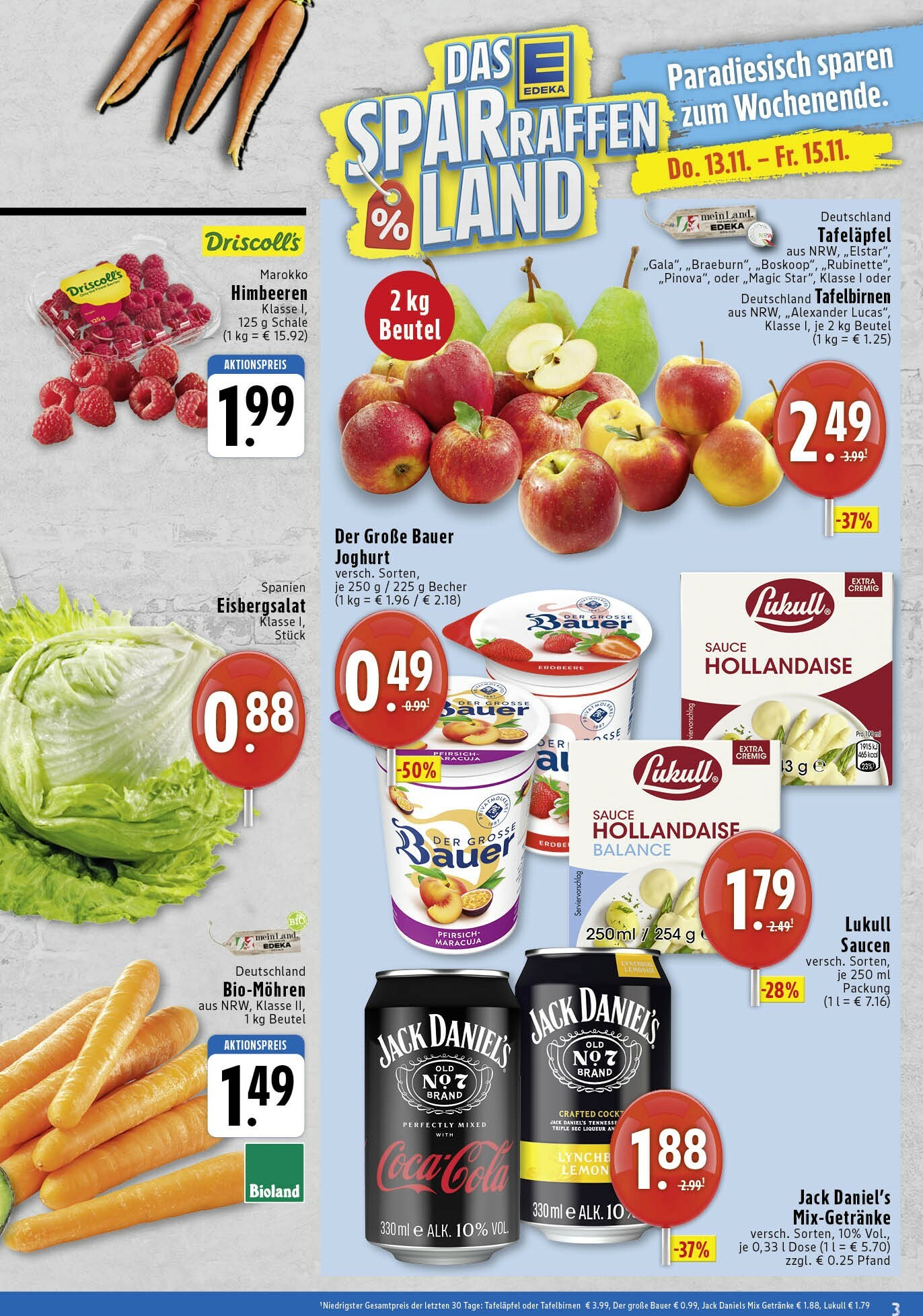 edeka - Edeka - Obst & Gemüse-Prospekt gültig vom 10.11. bis 15.11. - page: 3