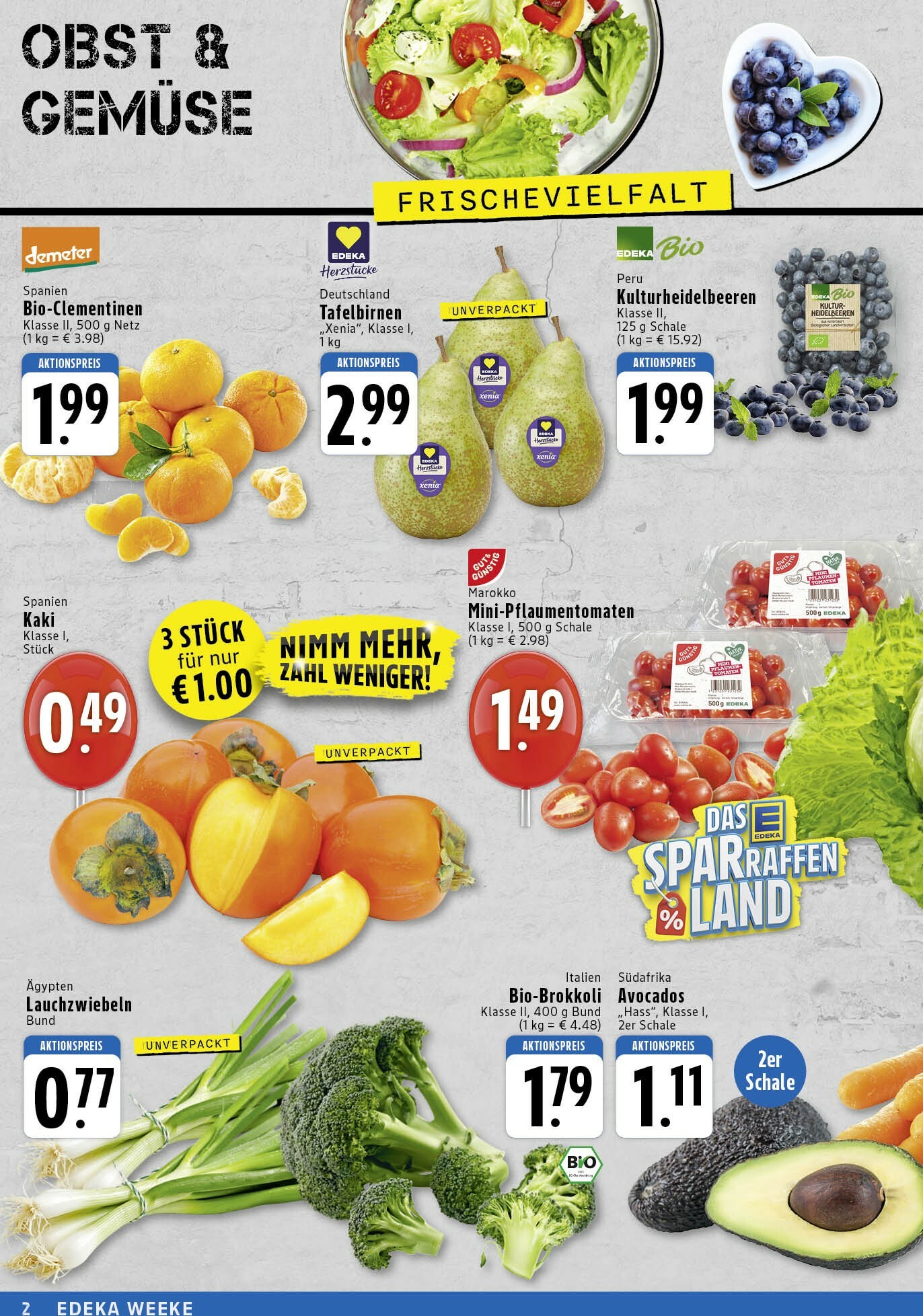 edeka - Edeka - Obst & Gemüse-Prospekt gültig vom 10.11. bis 15.11. - page: 2