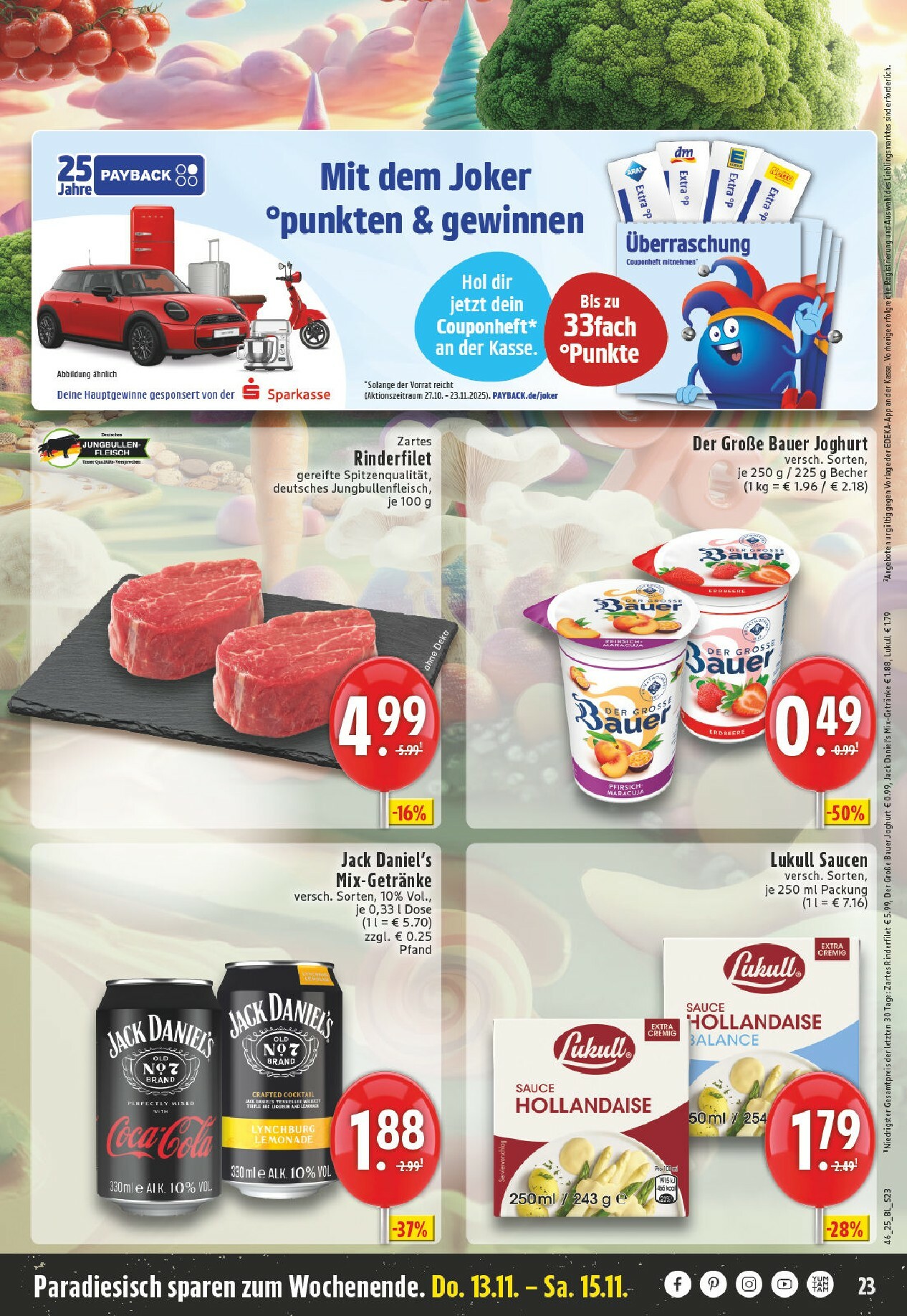 edeka - Edeka - Frischemarkt-Prospekt gültig vom 10.11. bis 15.11. - page: 23