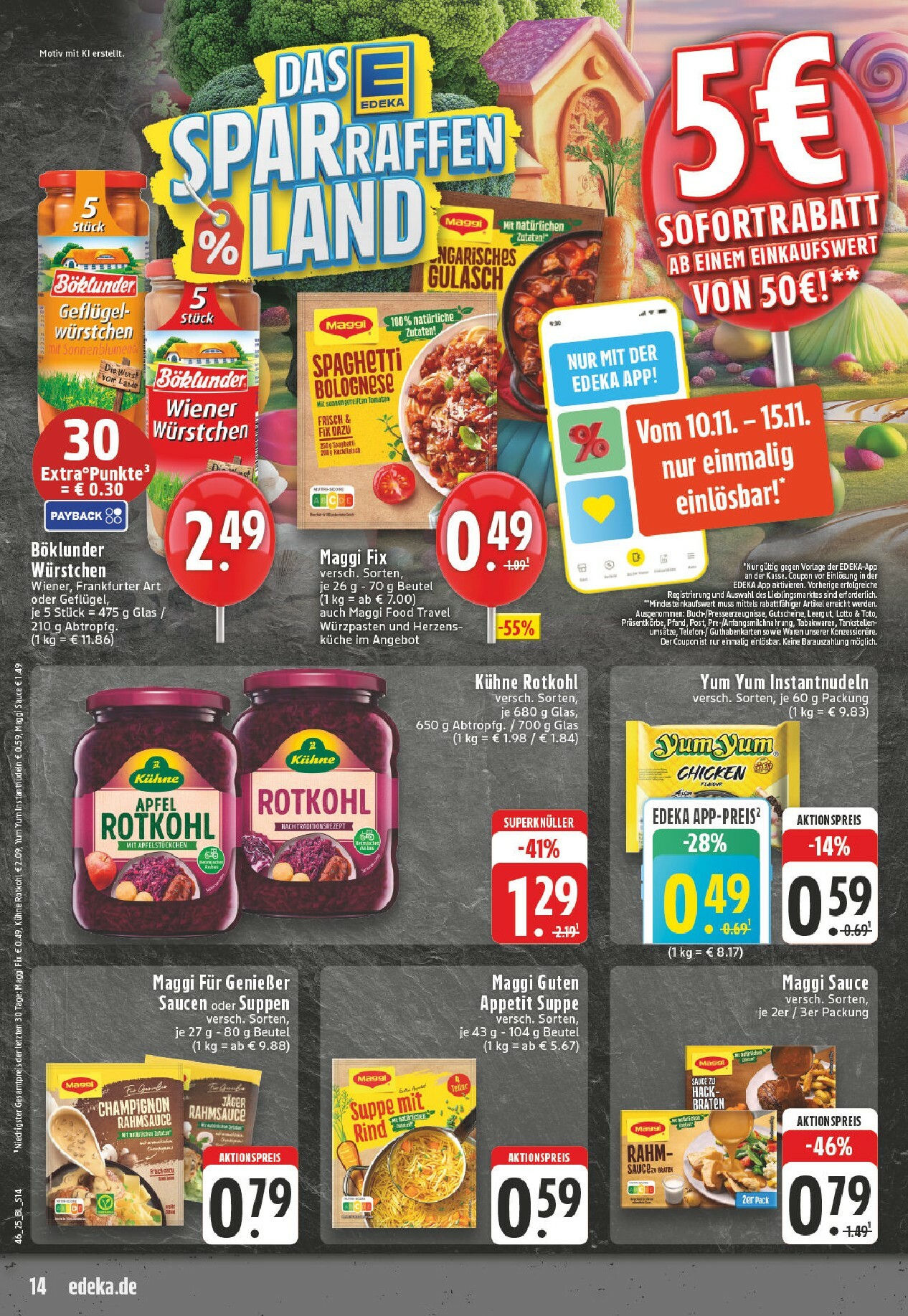 edeka - Edeka - Frischemarkt-Prospekt gültig vom 10.11. bis 15.11. - page: 14