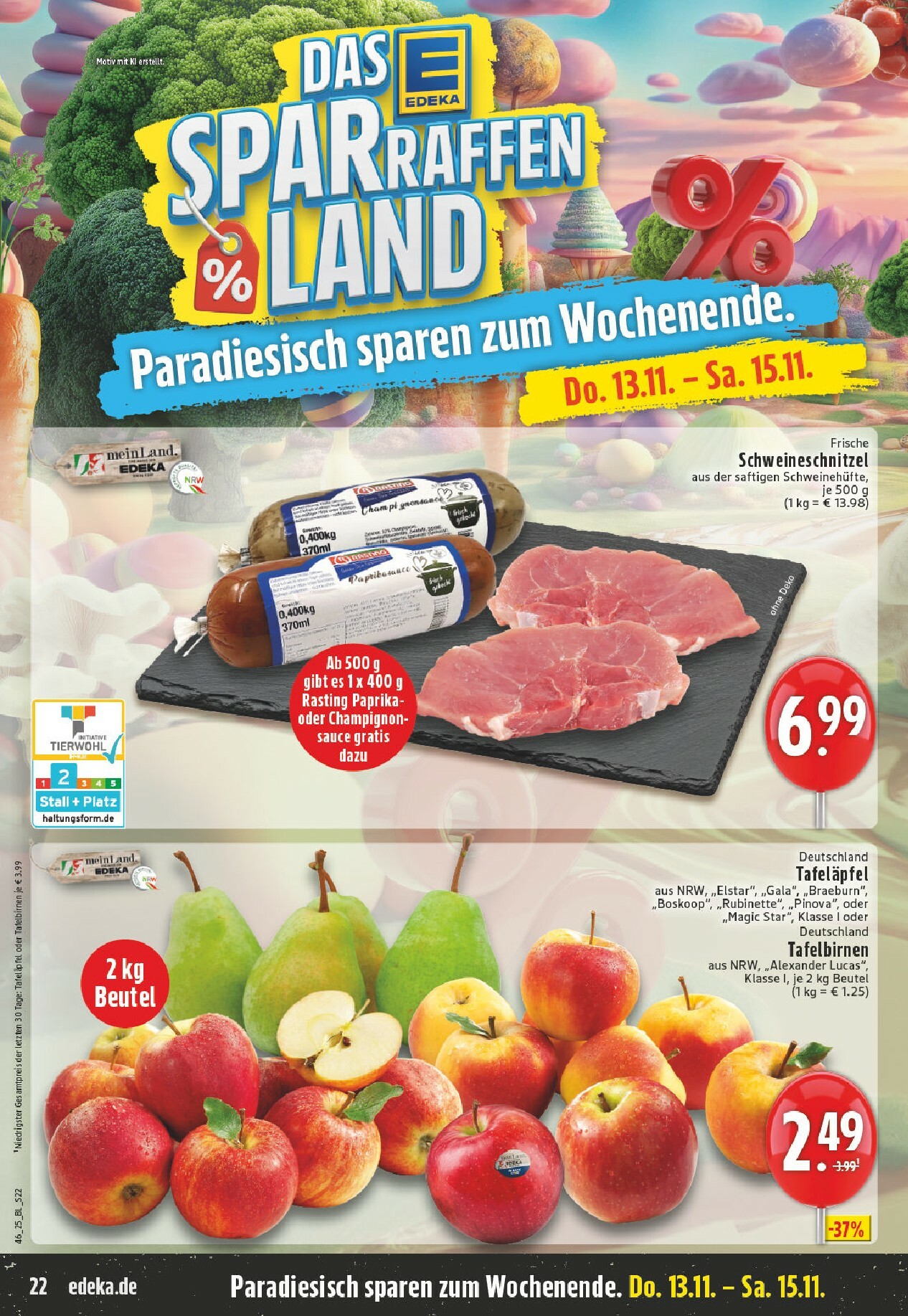edeka - Edeka - Frischemarkt-Prospekt gültig vom 10.11. bis 15.11. - page: 22