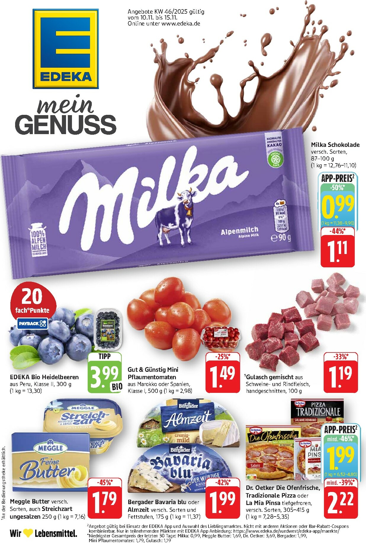 edeka - Edeka - Mein Genuss-Prospekt gültig vom 10.11. bis 15.11.