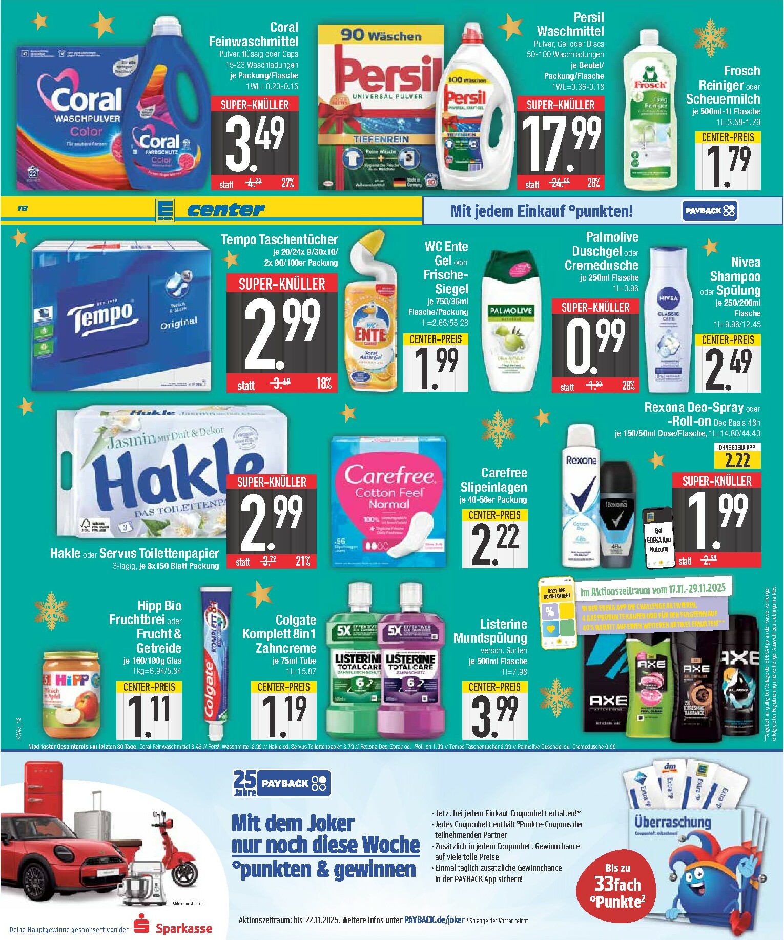 edeka - Edeka Center 2-Prospekt gültig vom 17.11. bis 22.11. - page: 18