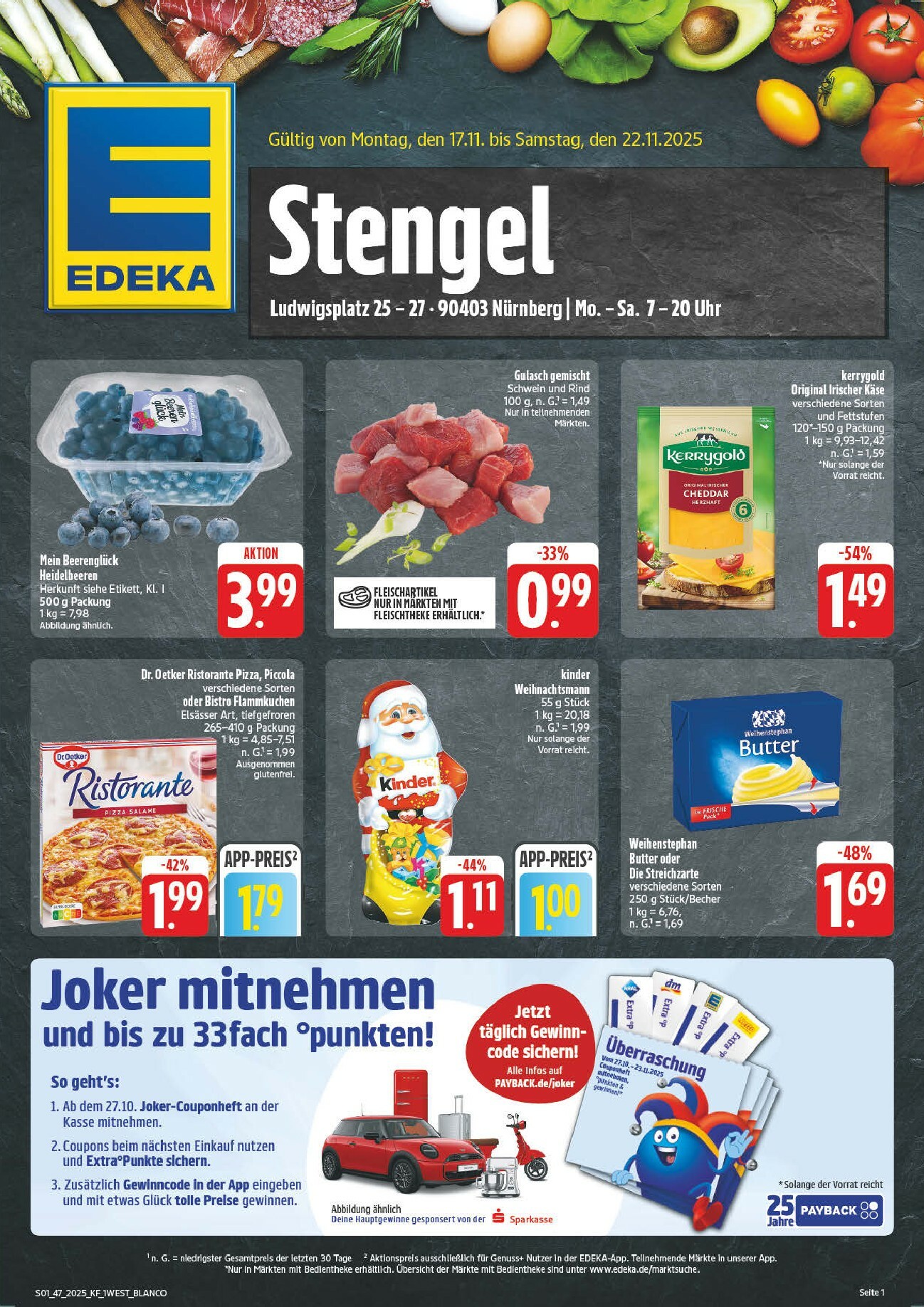 edeka - Edeka - Stengel-Prospekt gültig vom 17.11. bis 22.11.