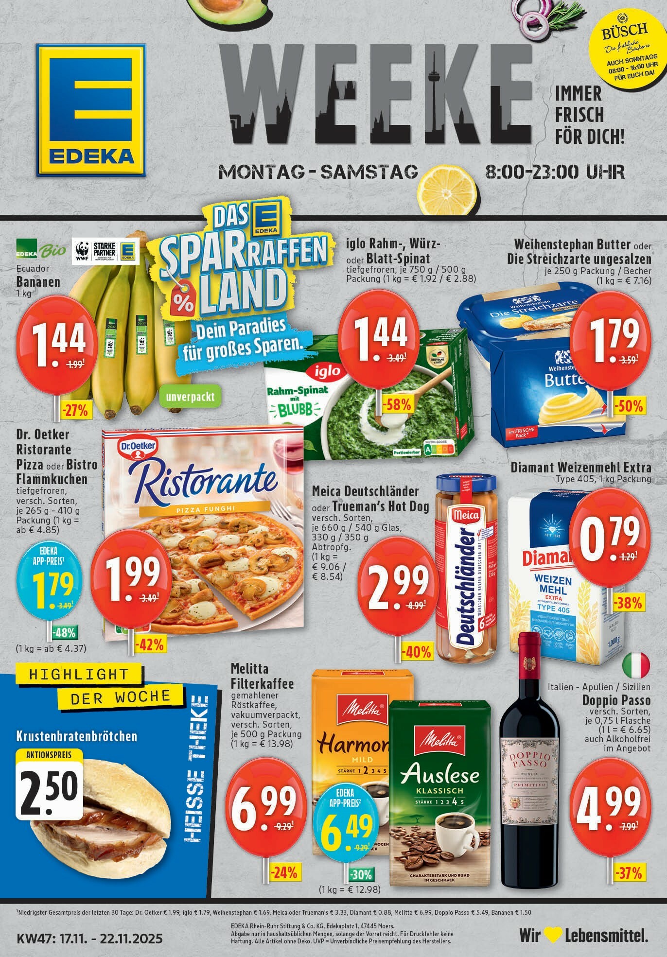 edeka - Edeka - Weeke-Prospekt gültig vom 17.11. bis 22.11.