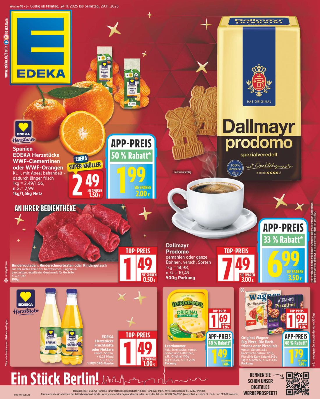 edeka - Edeka-Prospekt gültig vom 24.11. bis 29.11. - page: 1
