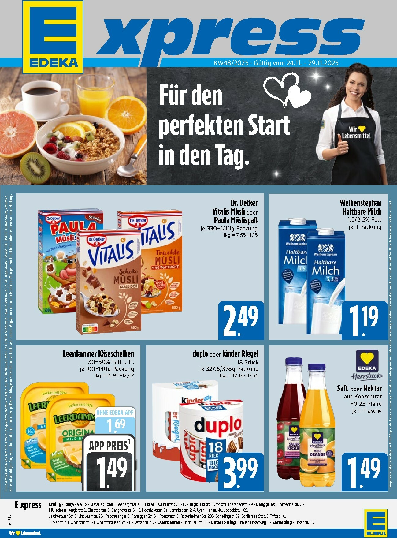 edeka - Edeka - Xpress-Prospekt gültig vom 24.11. bis 29.11.