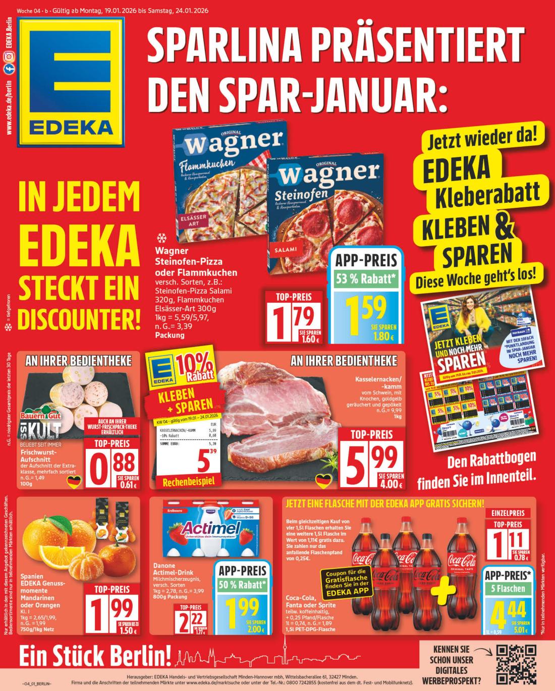 edeka - Edeka-Prospekt gültig vom 19.01. bis 24.01.