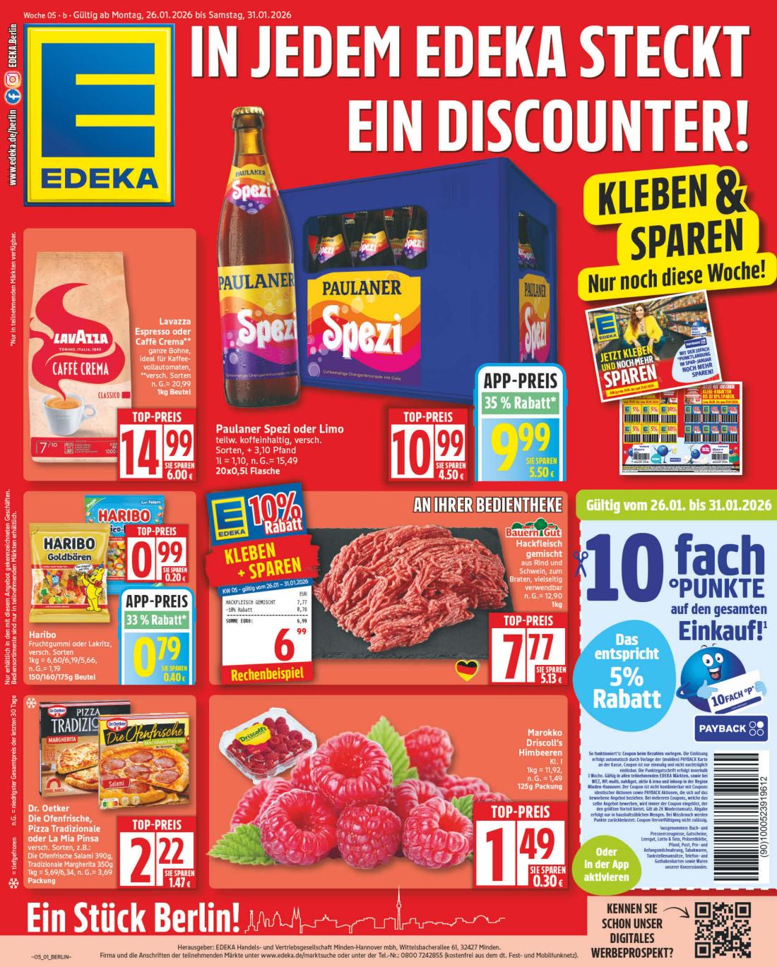edeka - Edeka-Prospekt gültig vom 26.01. bis 31.01. - page: 1